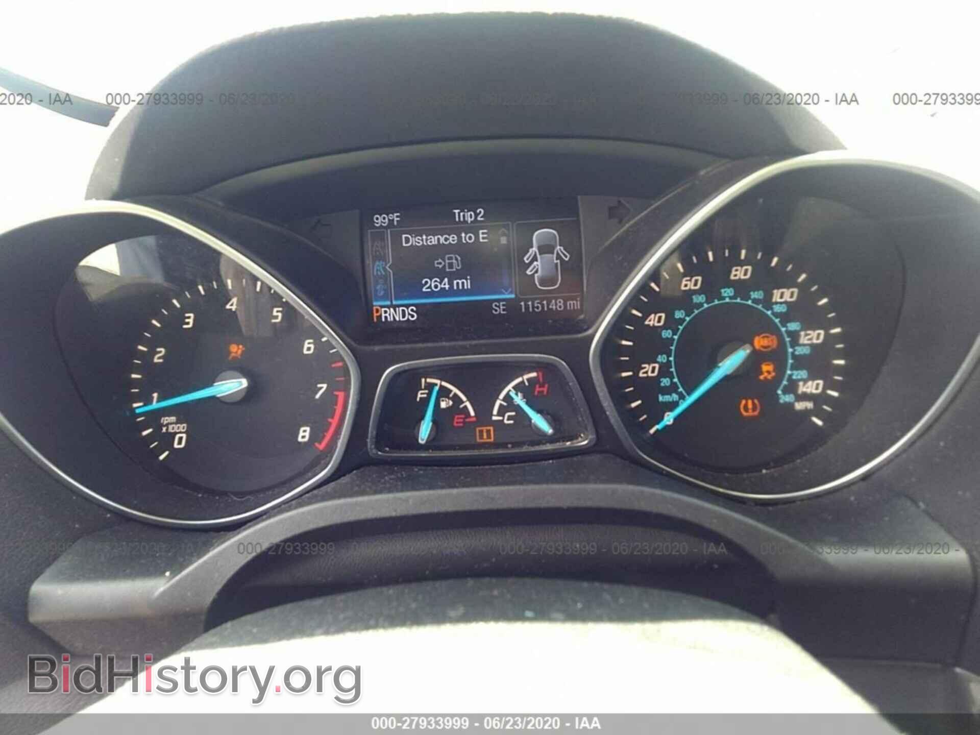 2014 FORD ESCAPE - VIN: 1FMCU9J97EUB83198 - Фото 7