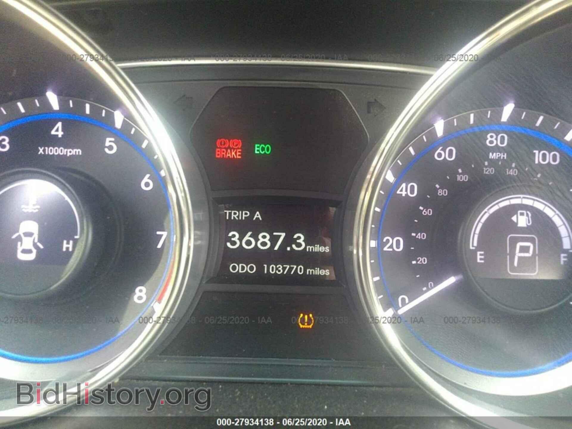 2012 HYUNDAI SONATA - VIN: 5NPEC4AC0CH492436 - Фото 7