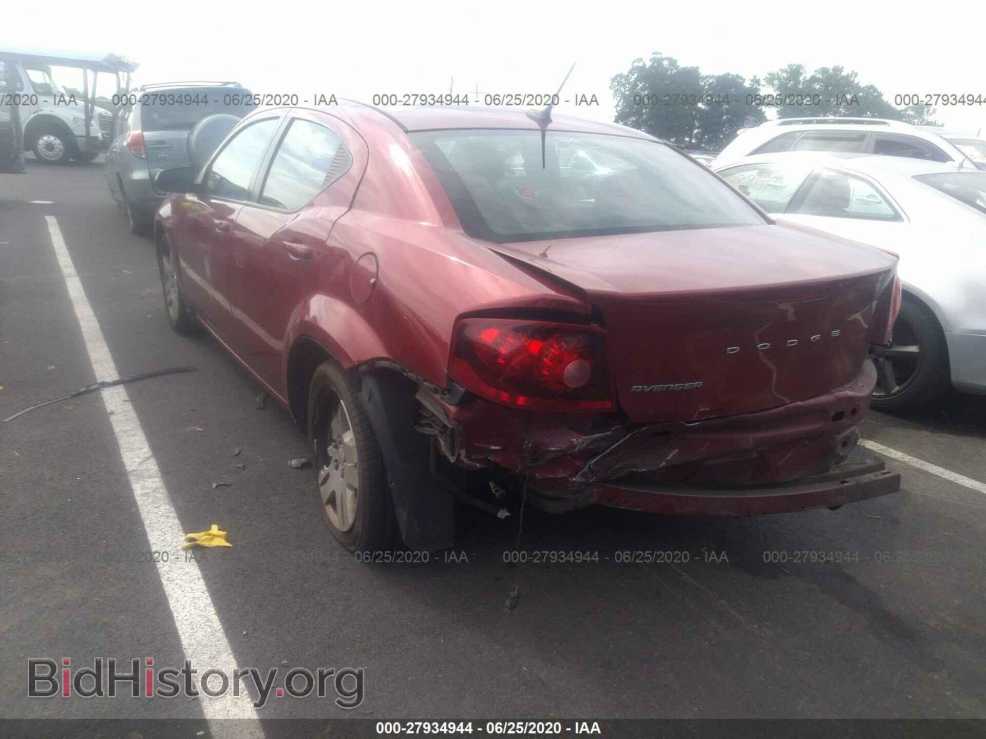 2014 DODGE AVENGER - VIN: 1C3CDZAB7EN169629 - Фото 3