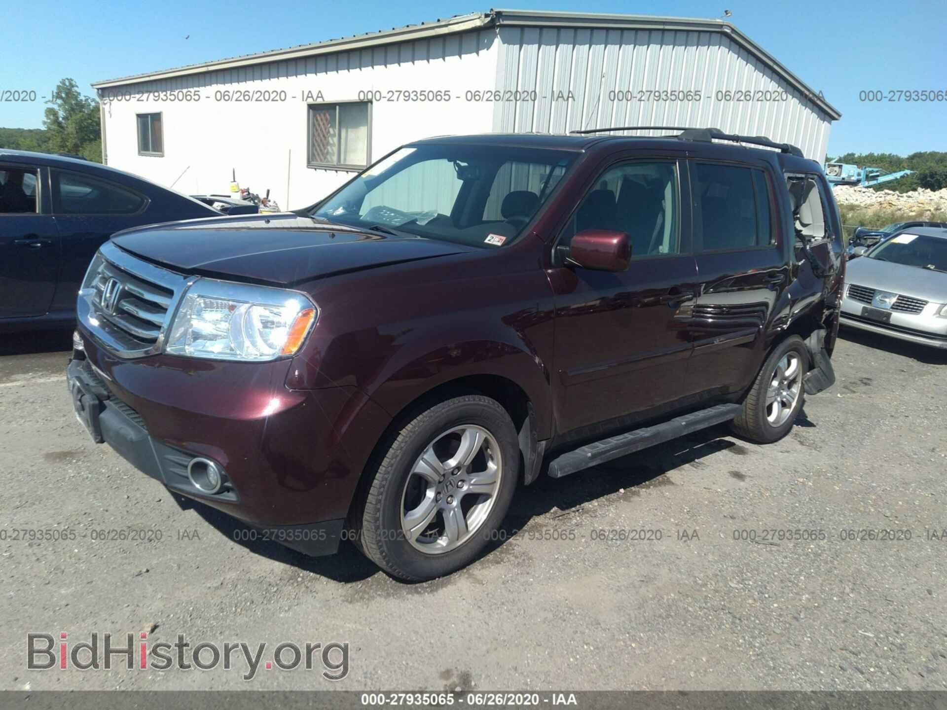 2014 HONDA PILOT - VIN: 5FNYF4H56EB029939 - Фото 2