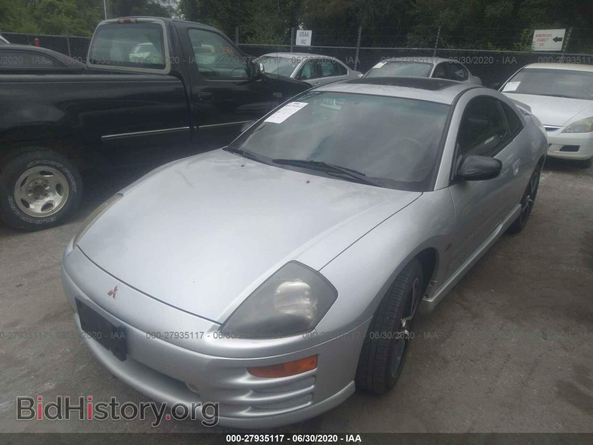 2000 MITSUBISHI ECLIPSE - VIN: 4A3AC54L3YE143226 - Фото 2