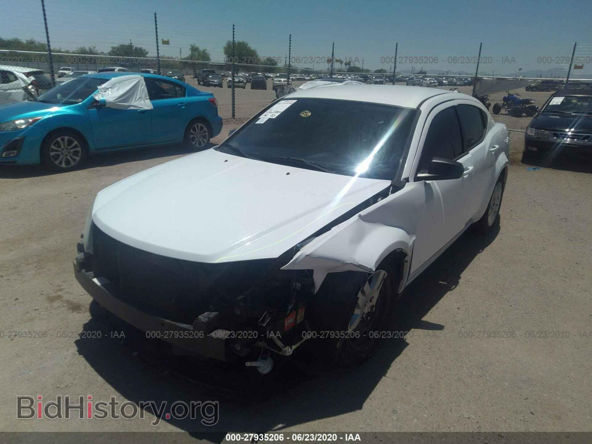 2012 DODGE AVENGER - VIN: 1C3CDZAB0CN220434 - Photo 2