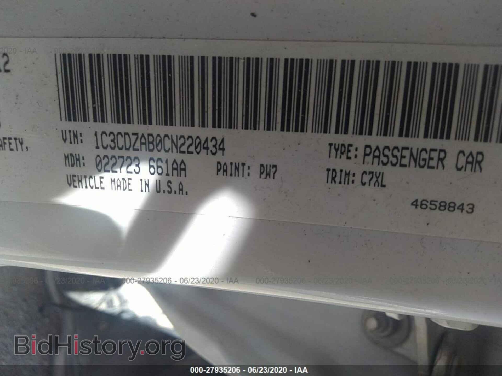 2012 DODGE AVENGER - VIN: 1C3CDZAB0CN220434 - Photo 9