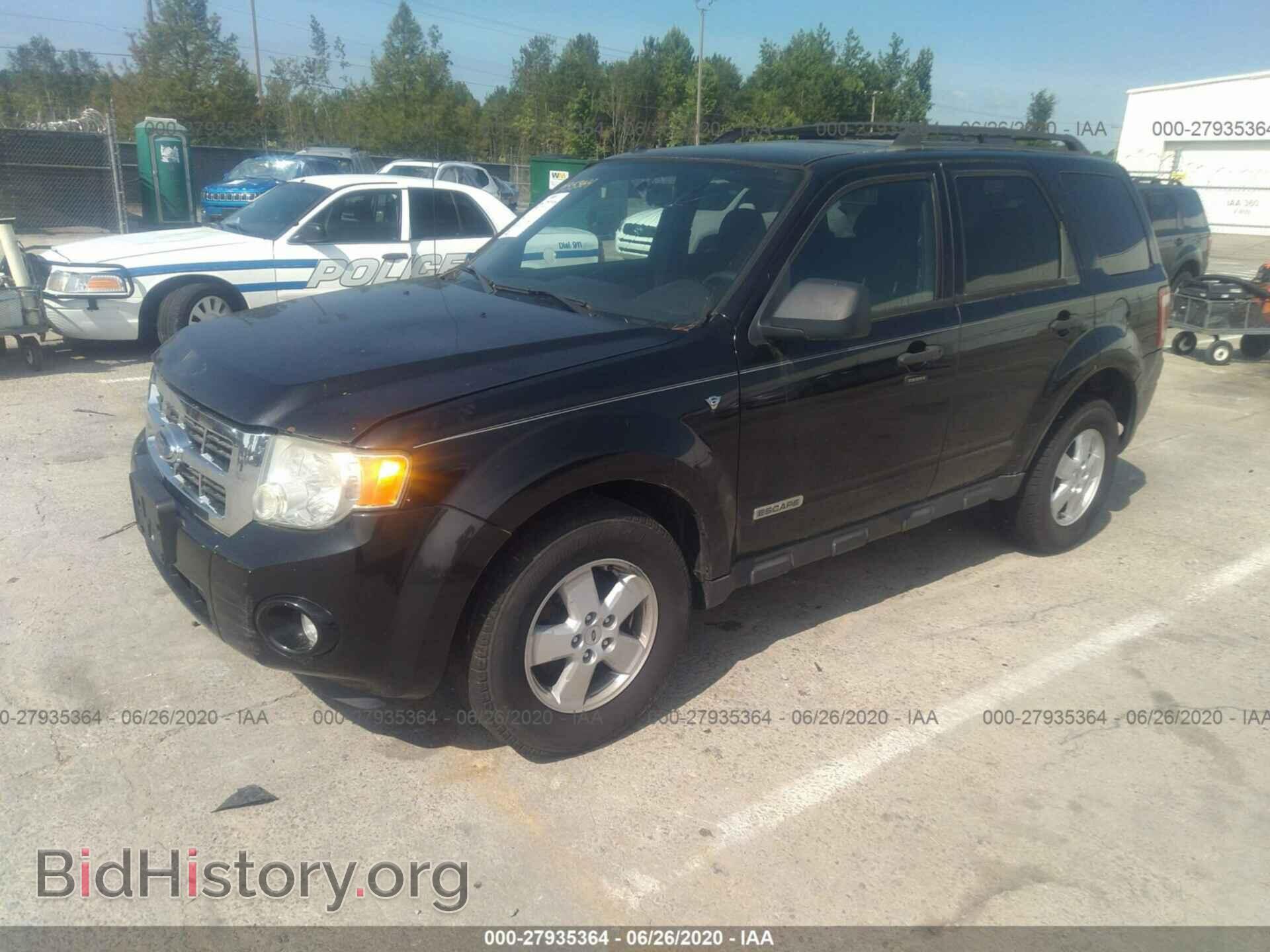 2008 FORD ESCAPE - VIN: 1FMCU03188KD14643 - Фото 2