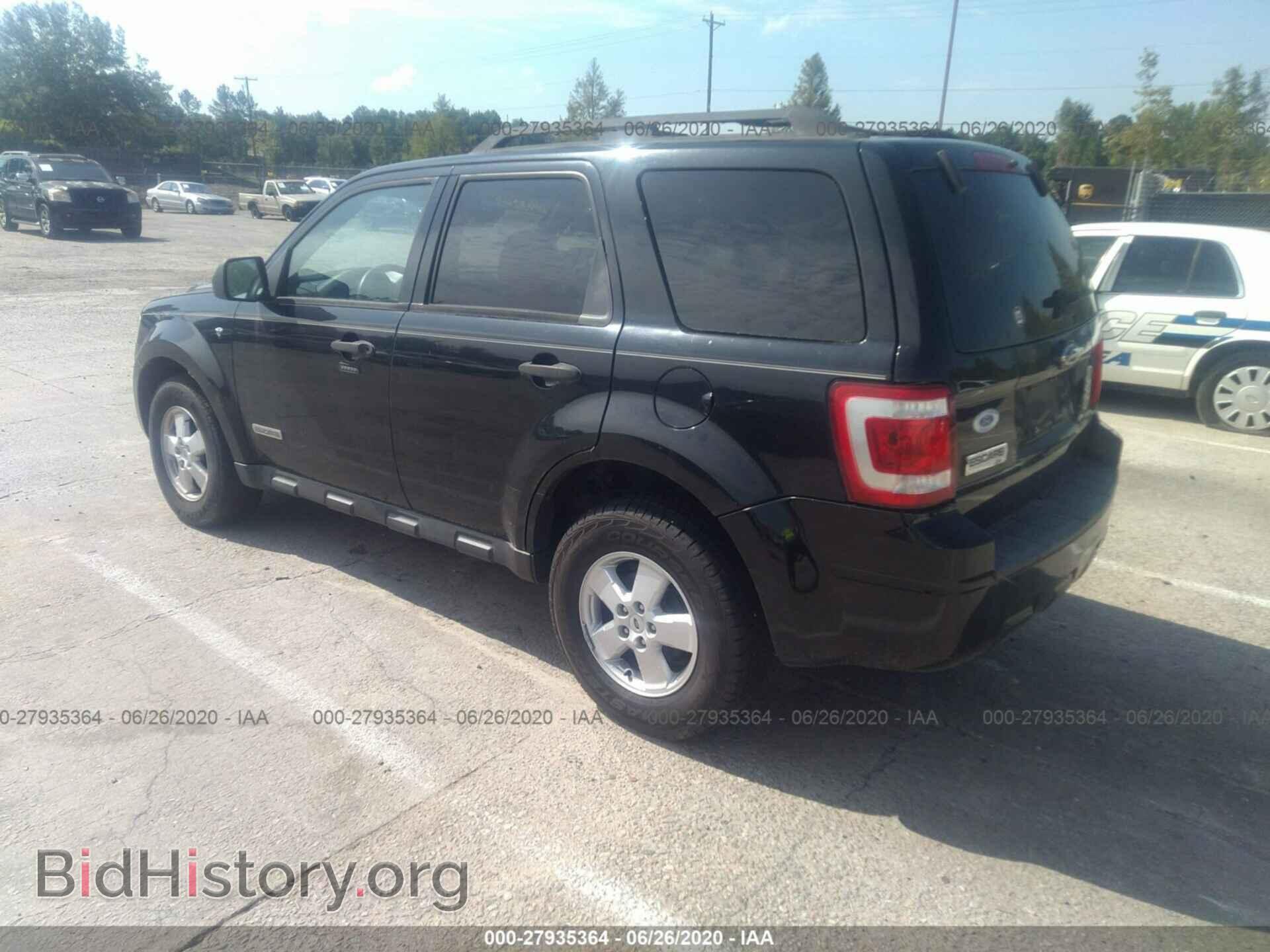 2008 FORD ESCAPE - VIN: 1FMCU03188KD14643 - Фото 3