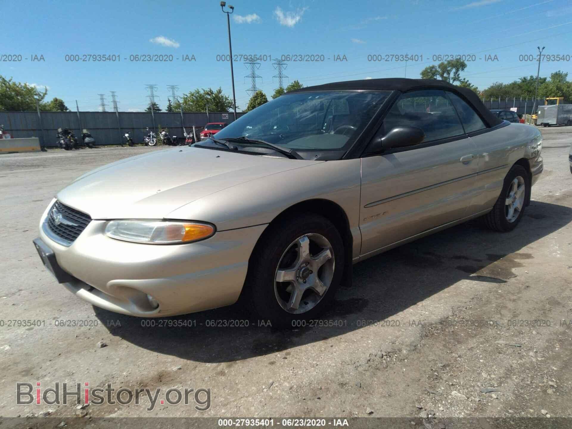 1999 CHRYSLER SEBRING - VIN: 3C3EL55HXXT553491 - Фото 2