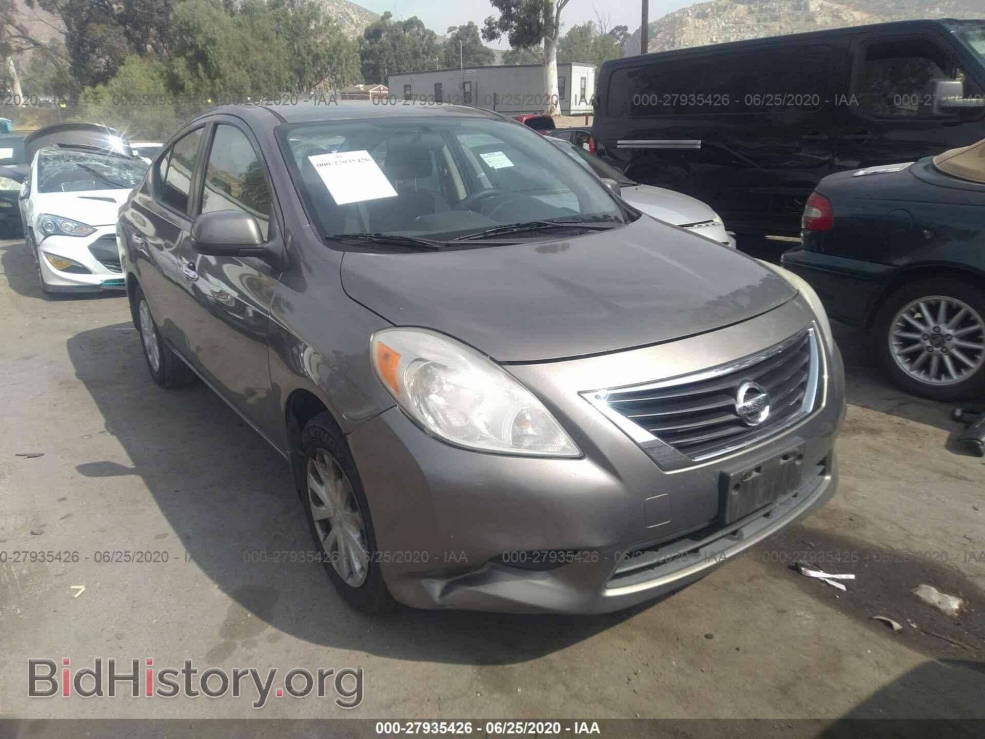 Фотография 3N1CN7AP4CL856687 - NISSAN VERSA 2012