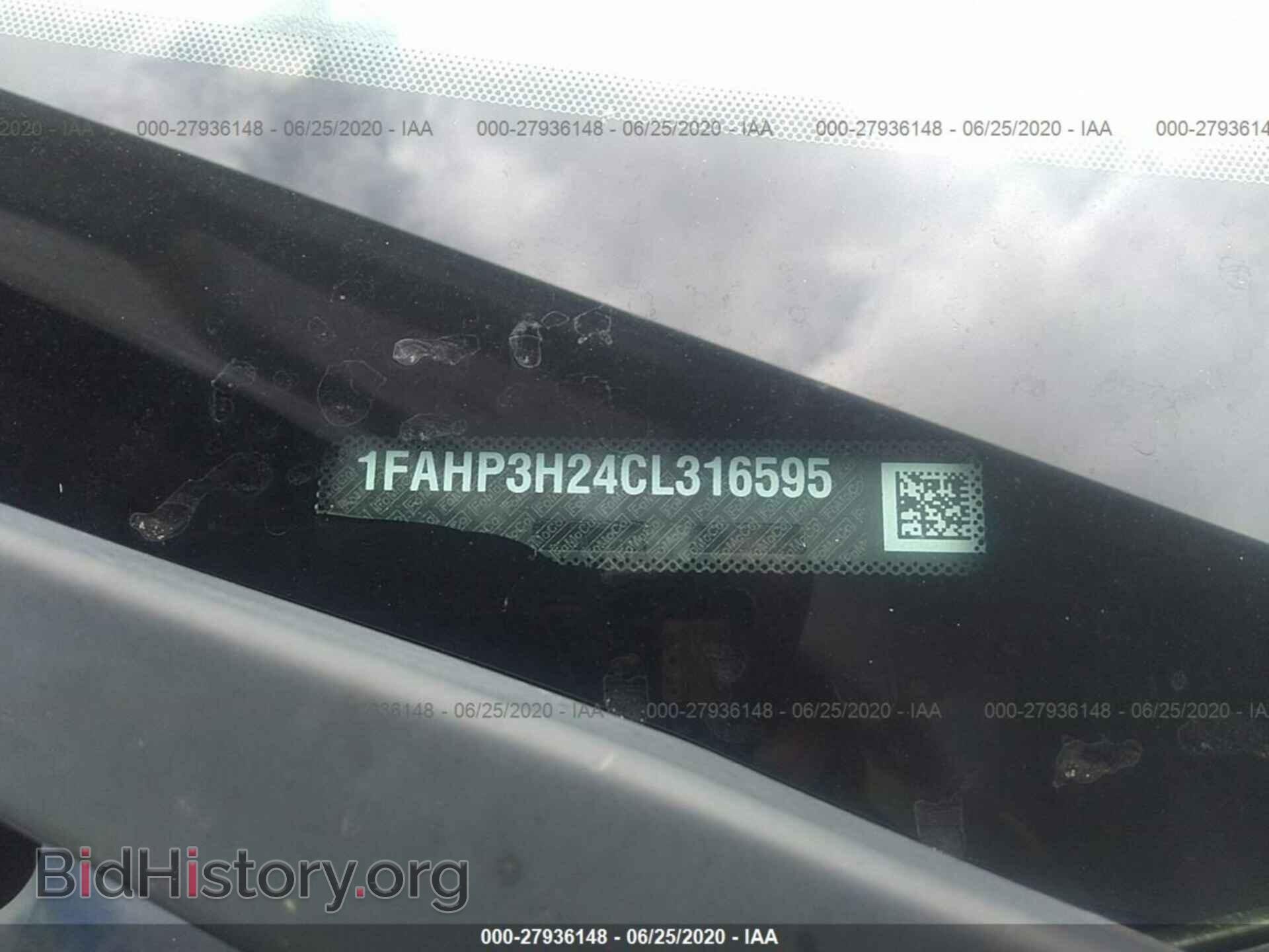 2012 FORD FOCUS - VIN: 1FAHP3H24CL316595 - Фото 9