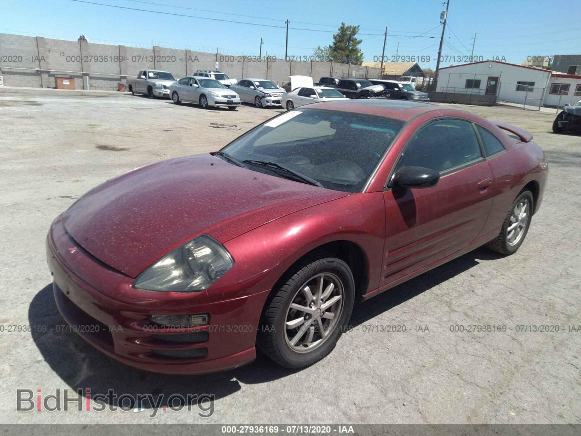 2001 MITSUBISHI ECLIPSE - VIN: 4A3AC44G11E041913 - Photo 2