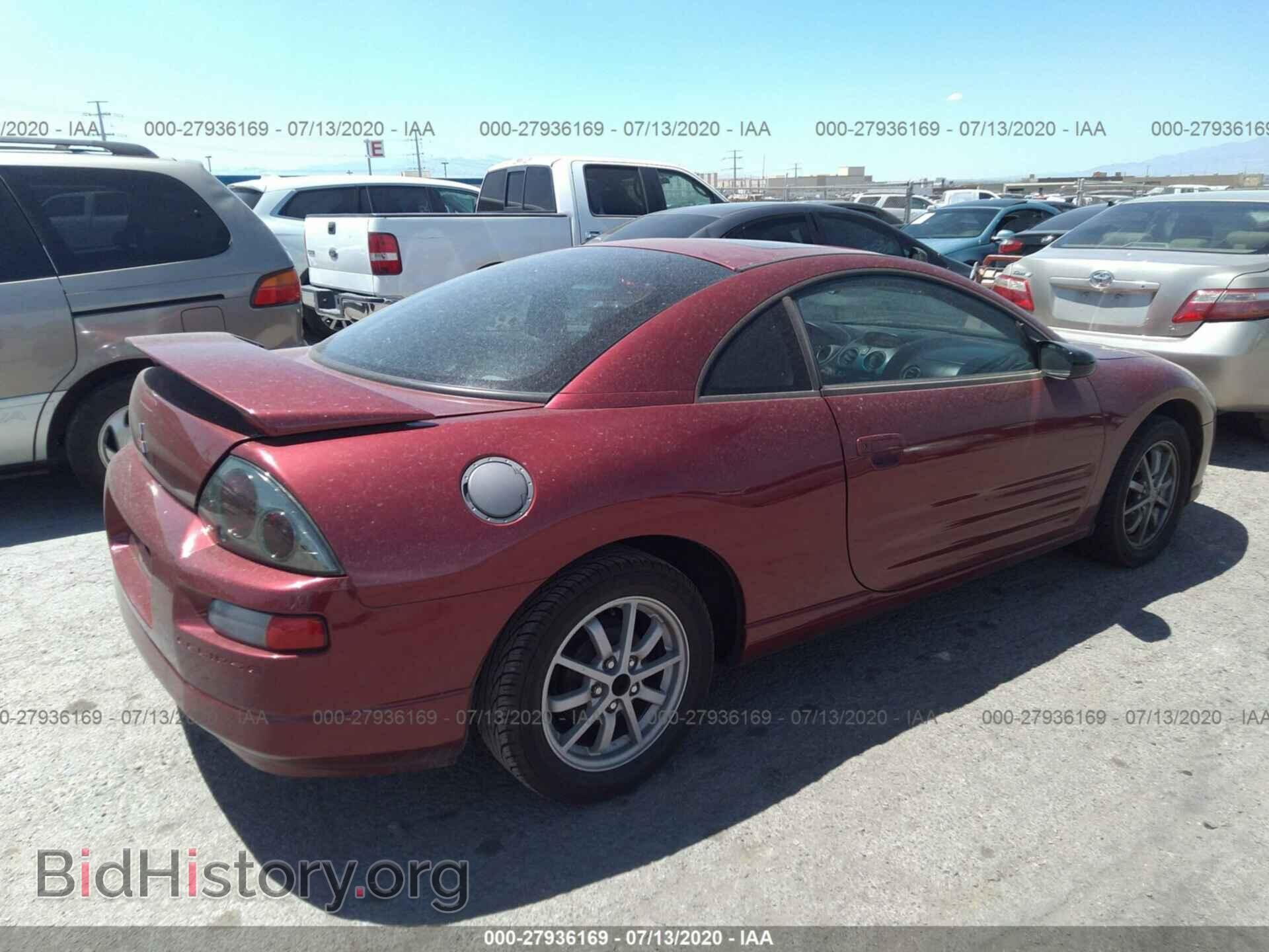 2001 MITSUBISHI ECLIPSE - VIN: 4A3AC44G11E041913 - Photo 4