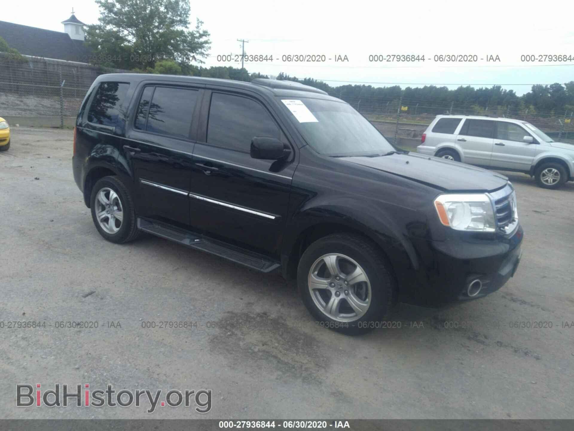 Фотография 5FNYF4H73EB001193 - HONDA PILOT 2014