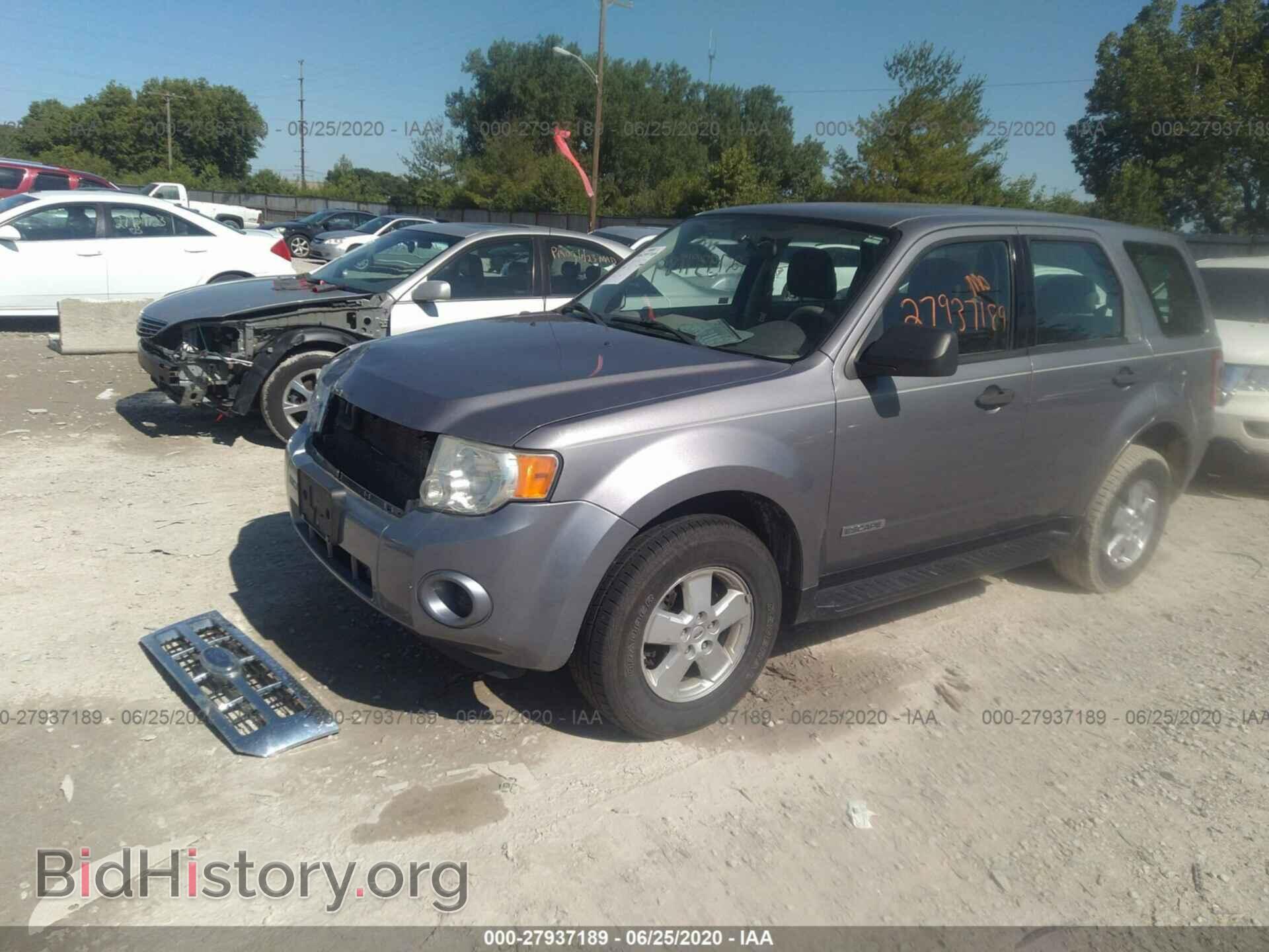 2008 FORD ESCAPE - VIN: 1FMCU02Z48KA56175 - Фото 2