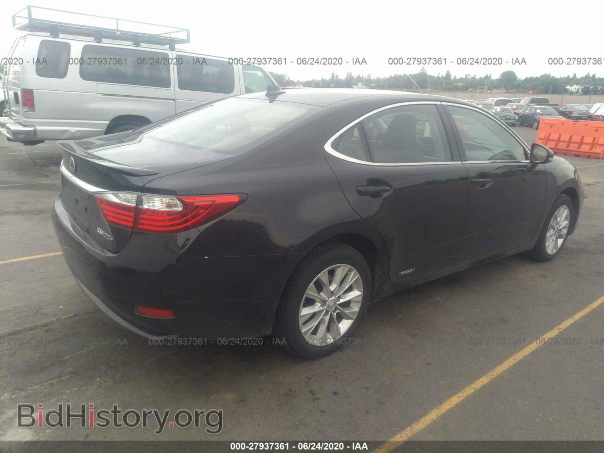 2014 LEXUS ES 300H - VIN: JTHBW1GG6E2039251 - Фото 4