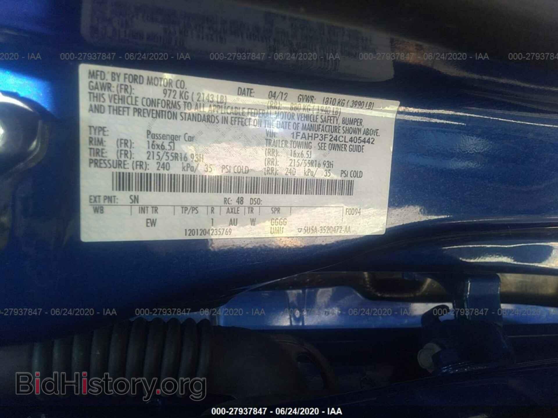 2012 FORD FOCUS - VIN: 1FAHP3F24CL405442 - Photo 9