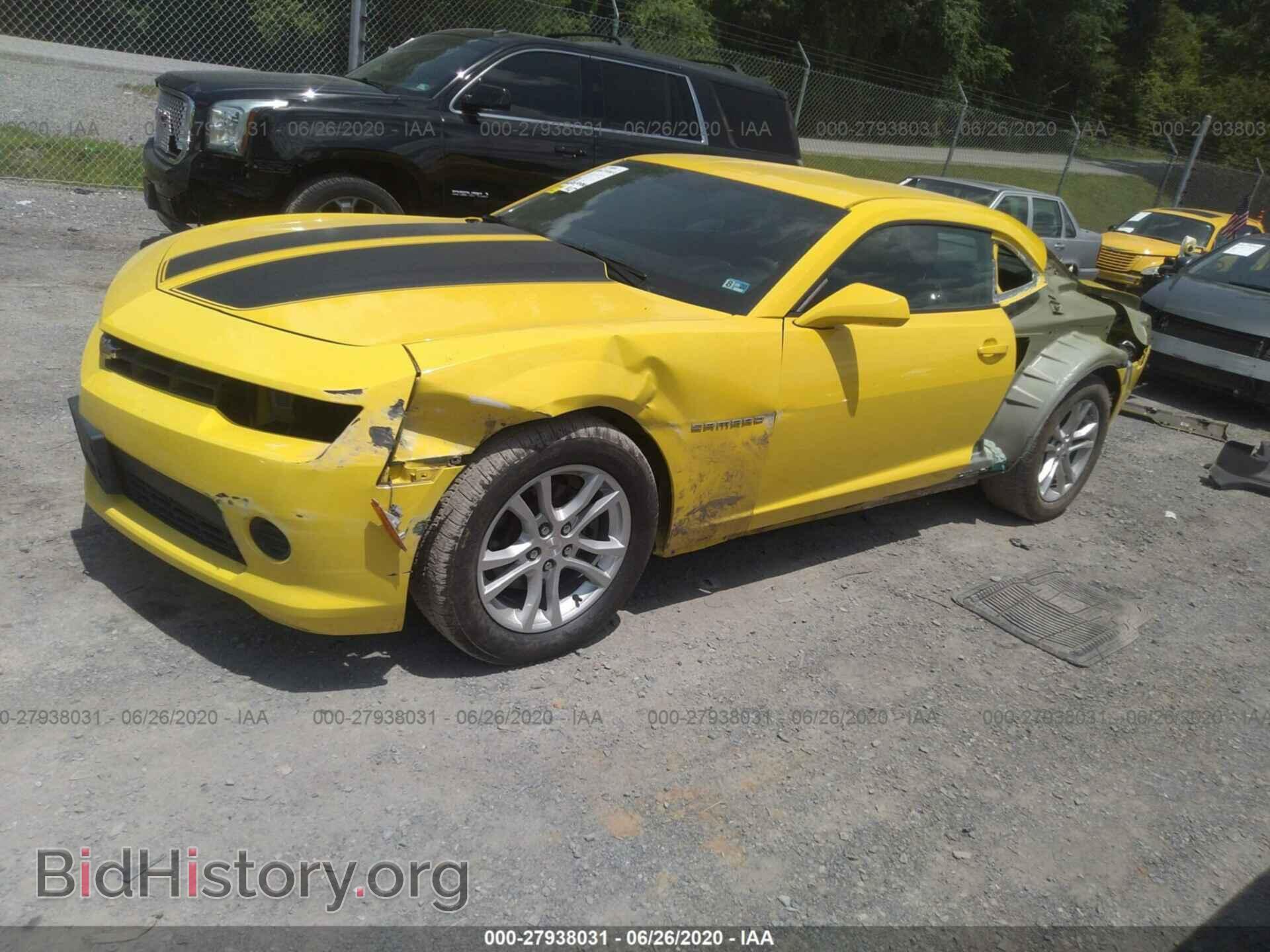 2014 CHEVROLET CAMARO - VIN: 2G1FA1E36E9317710 - Фото 2
