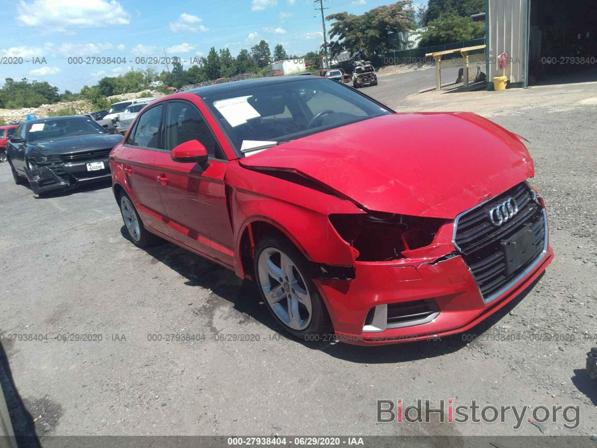 Photo WAUB8GFF2J1055371 - AUDI A3 SEDAN 2018