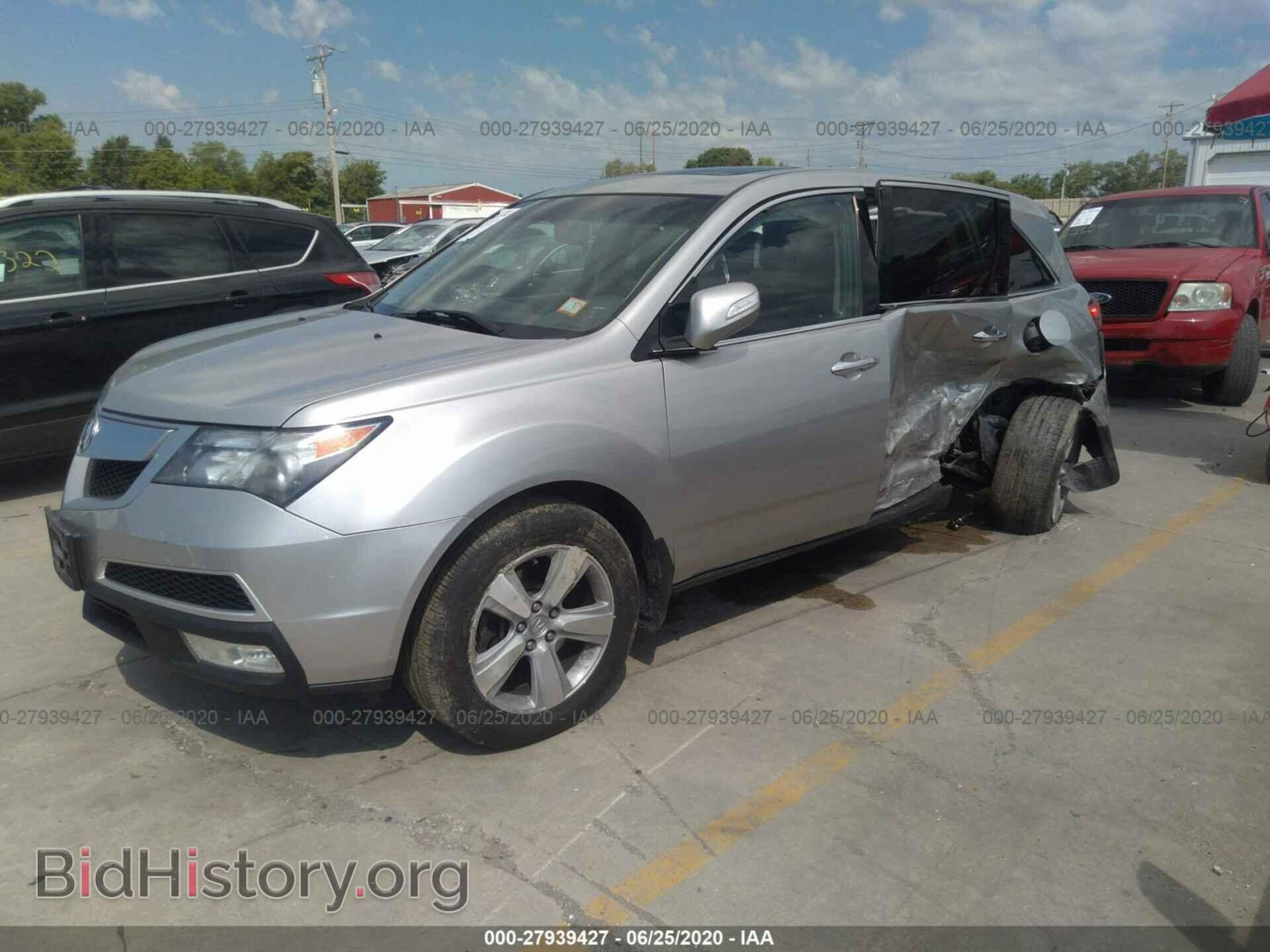 2011 ACURA MDX - VIN: 2HNYD2H24BH502589 - Фото 2