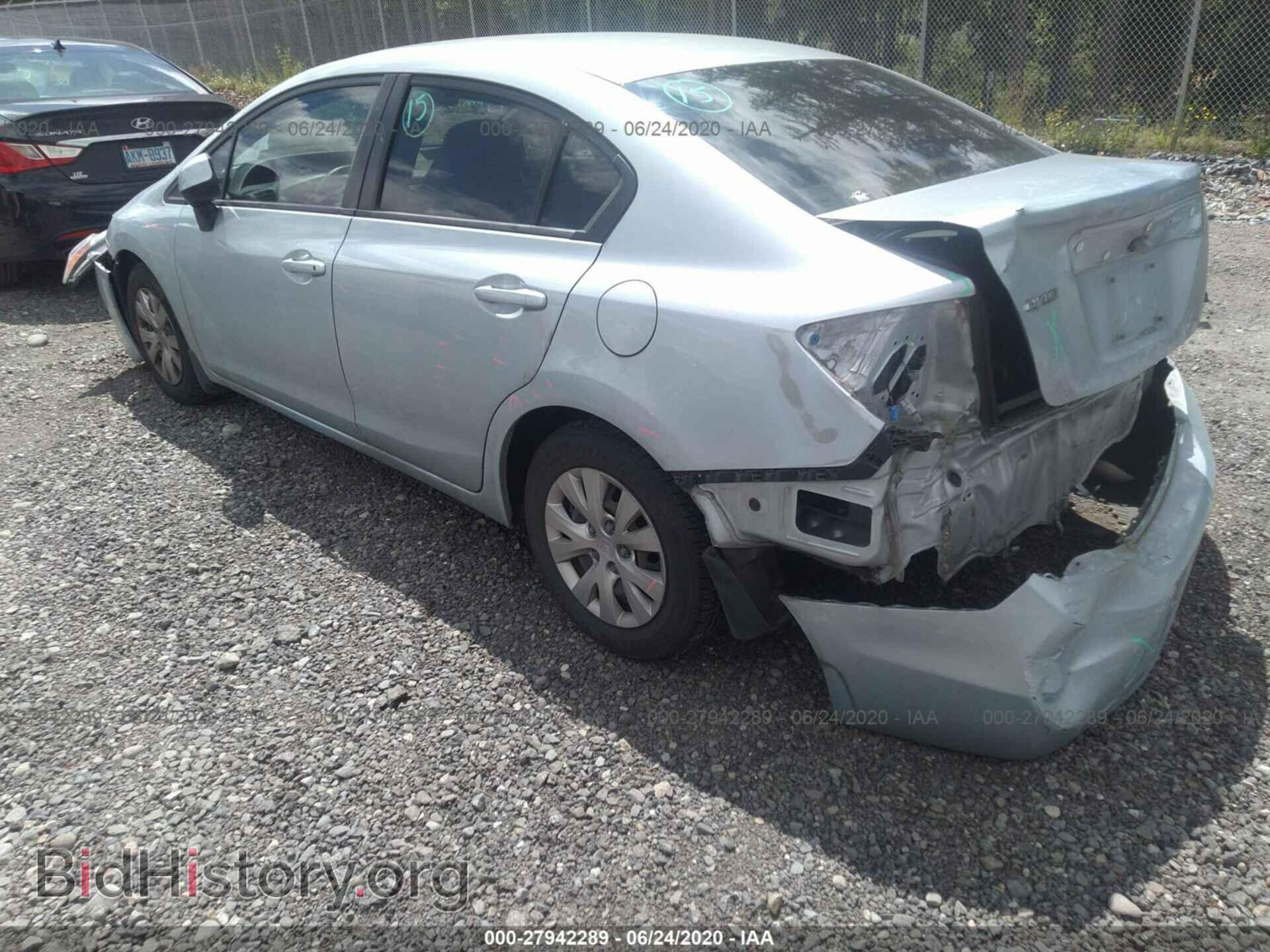2012 HONDA CIVIC - VIN: 19XFB2F58CE307947 - Фото 3