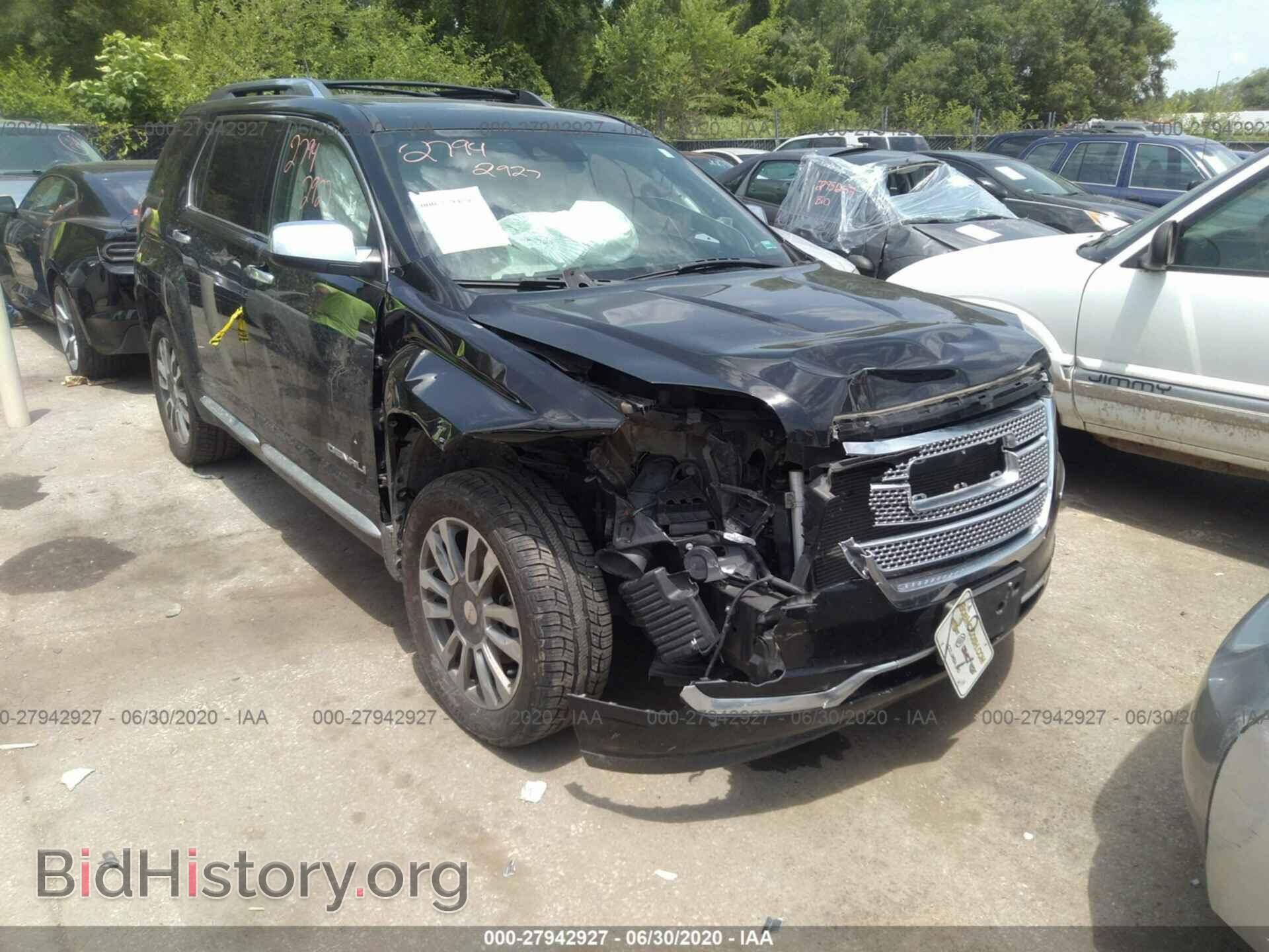 Фотография 2GKFLRE33G6207156 - GMC TERRAIN 2016