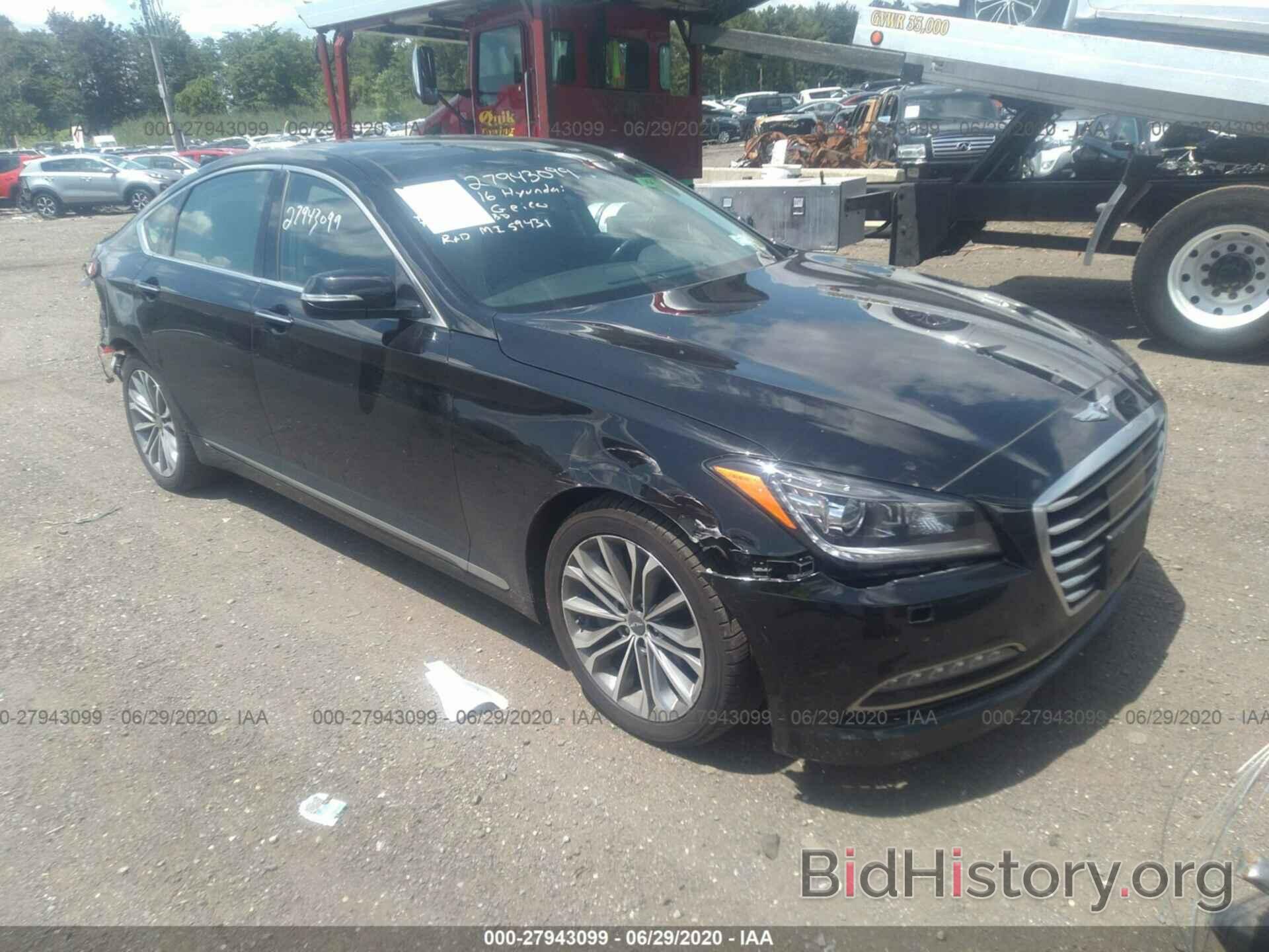 Photo KMHGN4JE5GU119422 - HYUNDAI GENESIS 2016