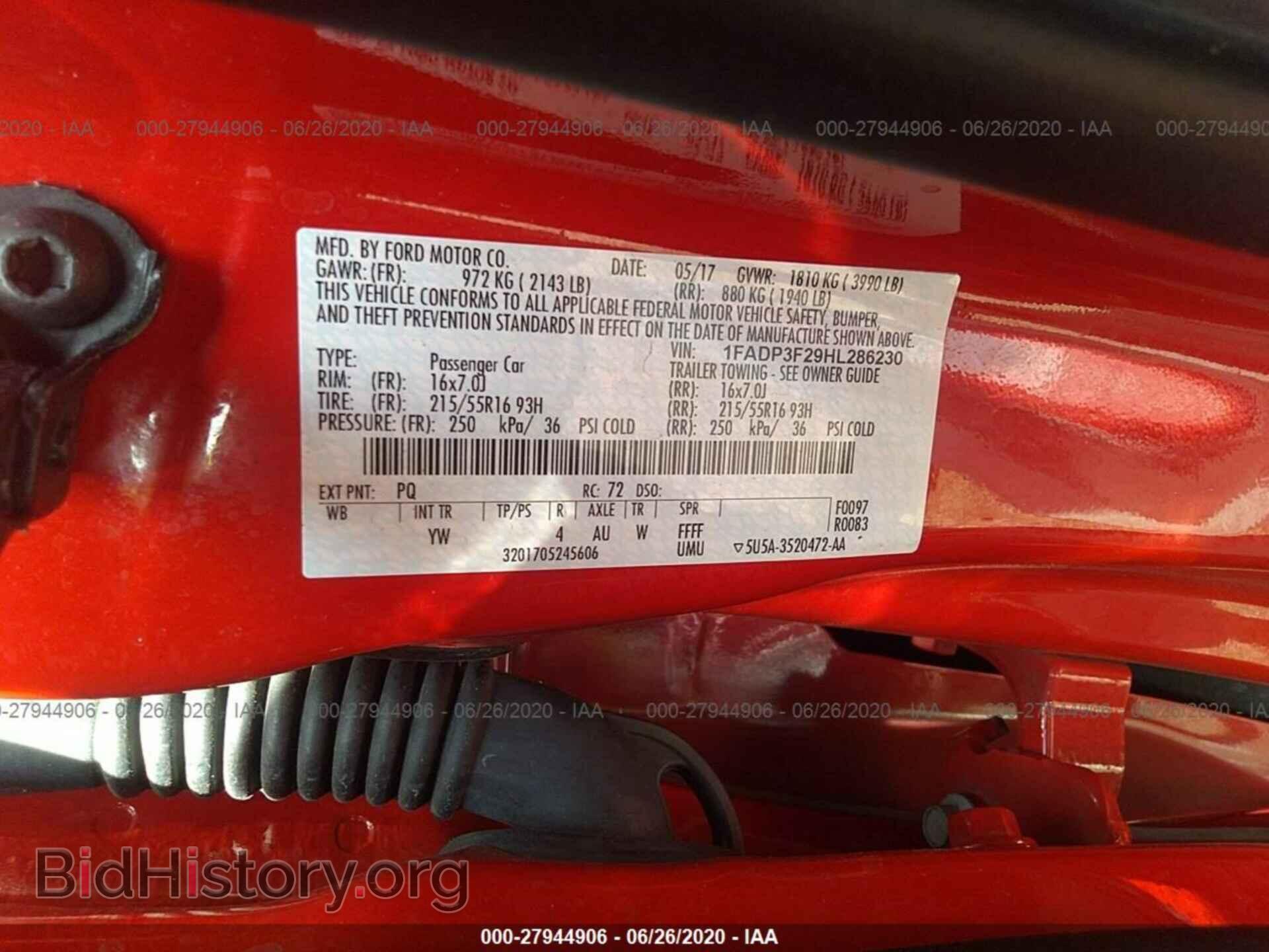 2017 FORD FOCUS - VIN: 1FADP3F29HL286230 - Photo 9