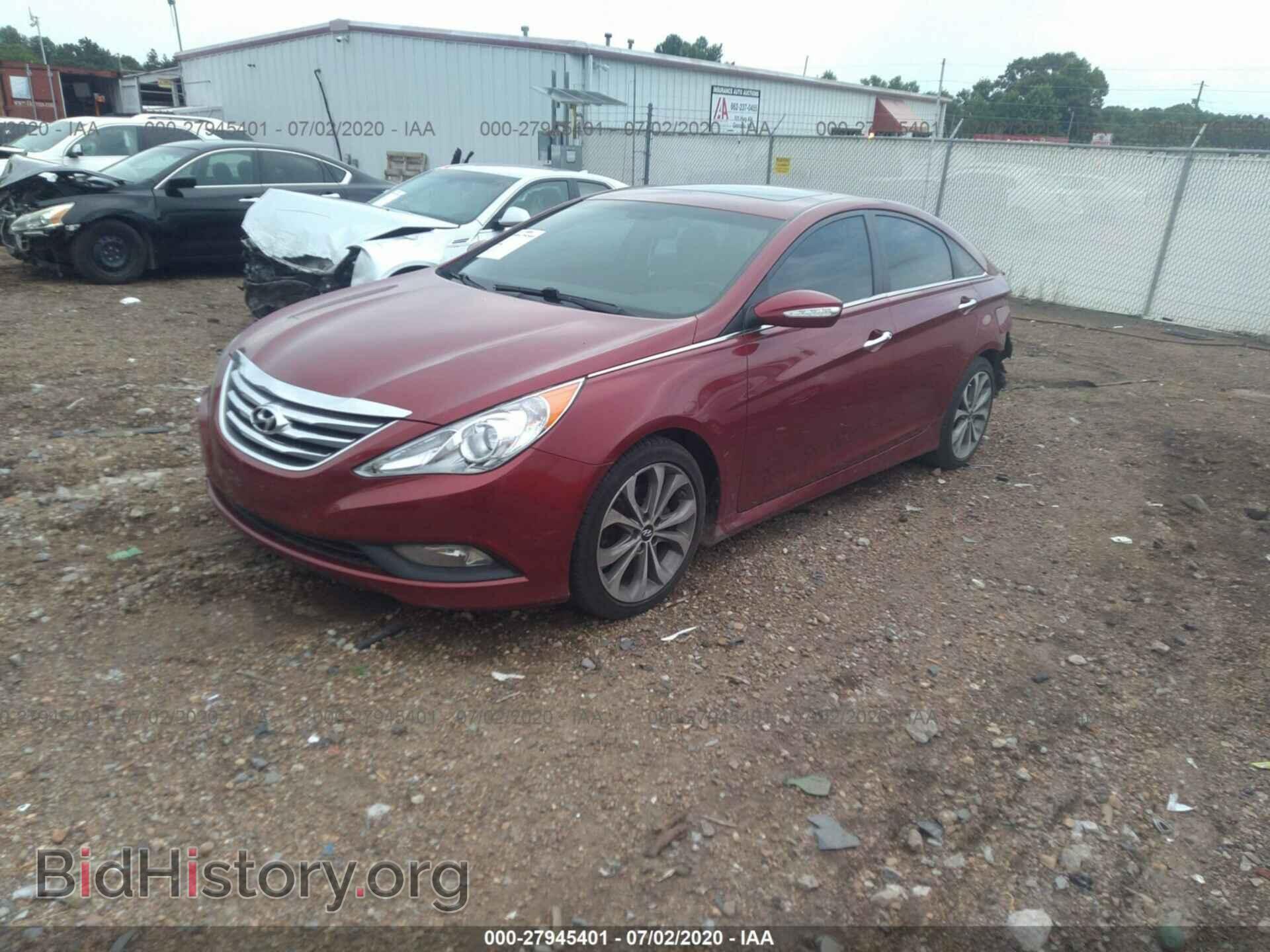 2014 HYUNDAI SONATA - VIN: 5NPEC4AB5EH834344 - Фото 2