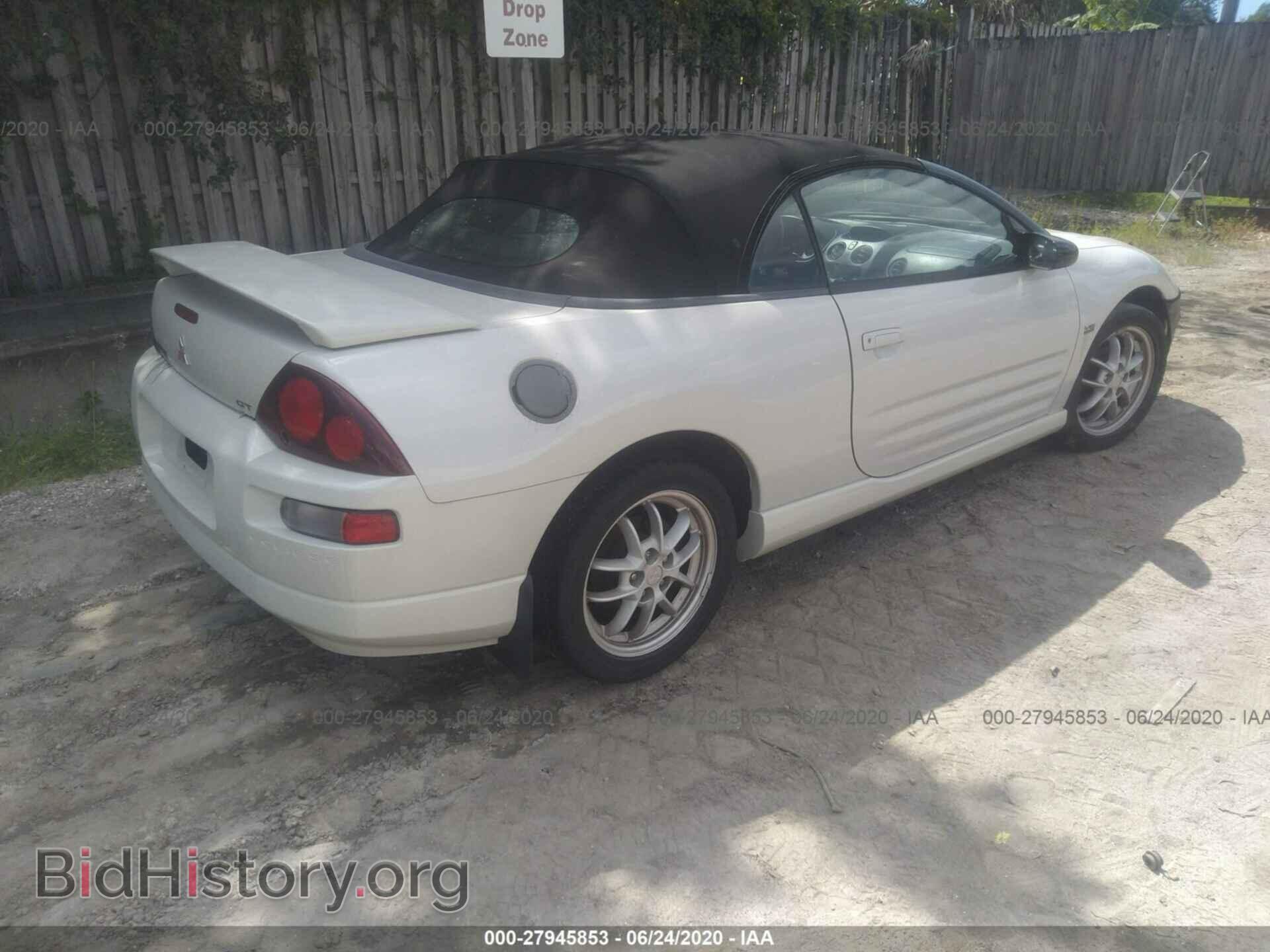 2001 MITSUBISHI ECLIPSE - VIN: 4A3AE85H31E113123 - Фото 4