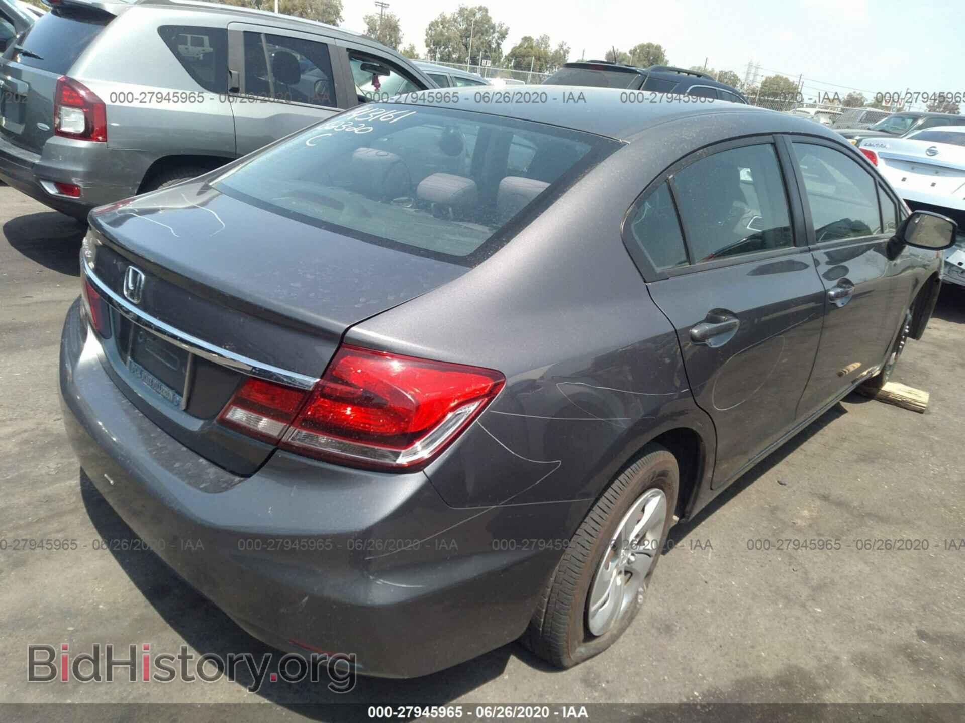 2013 HONDA CIVIC SDN - VIN: 2HGFB2F53DH525284 - Фото 4