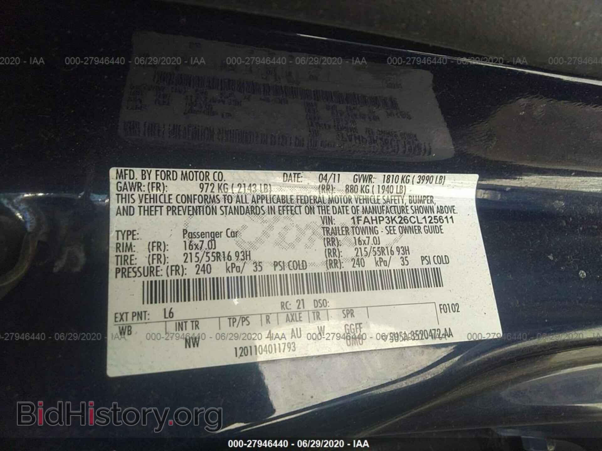 2012 FORD FOCUS - VIN: 1FAHP3K26CL125611 - Photo 9