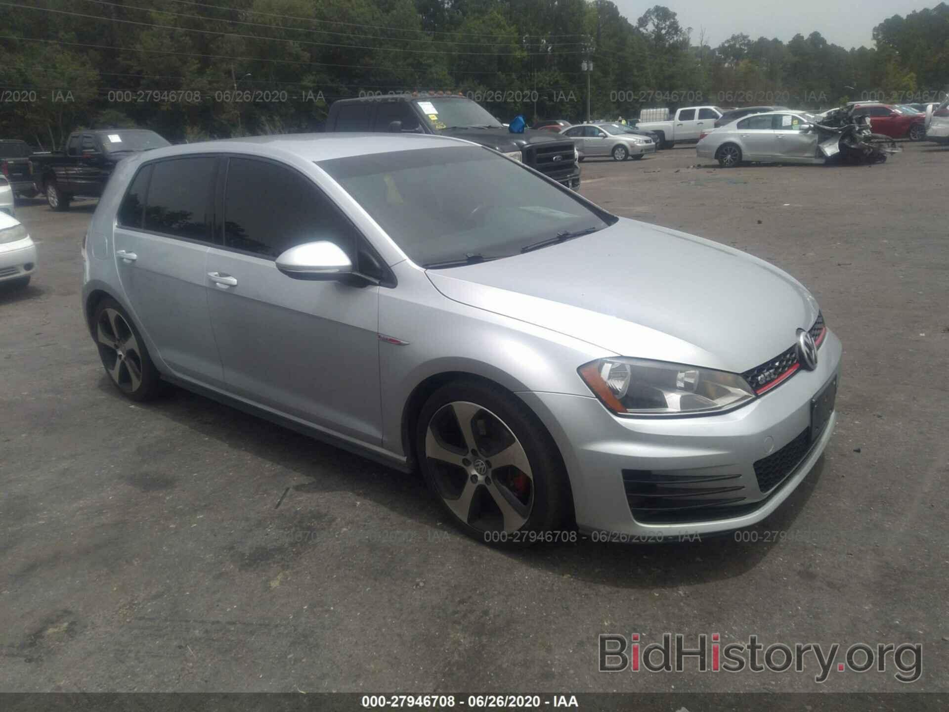 Фотография 3VW4T7AU6FM004074 - VOLKSWAGEN GOLF GTI 2015