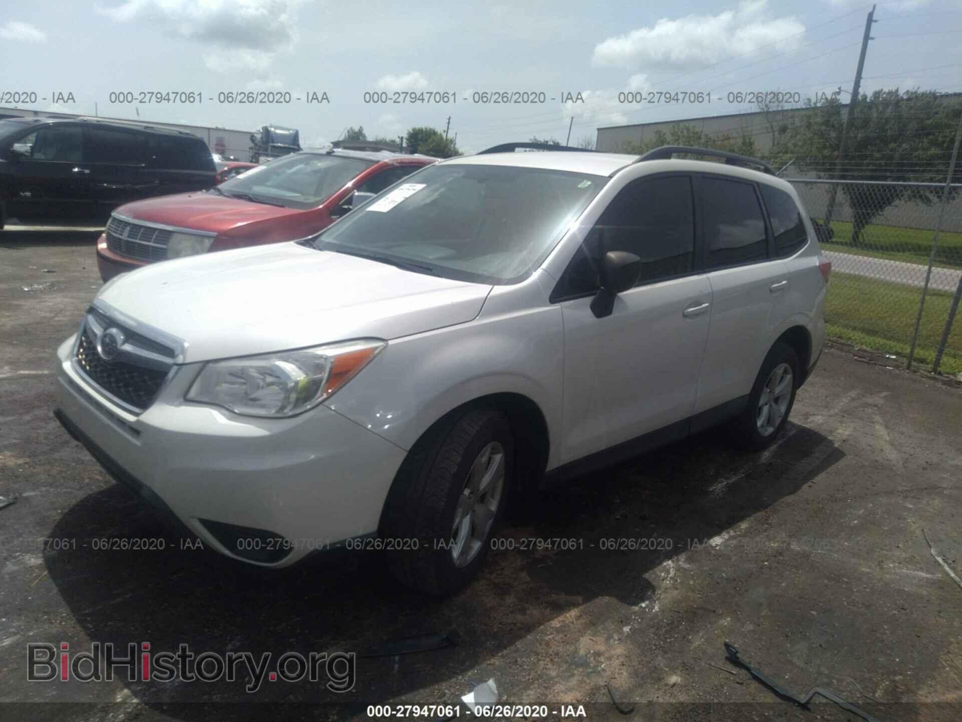 2015 SUBARU FORESTER - VIN: JF2SJABC1FH555327 - Фото 2