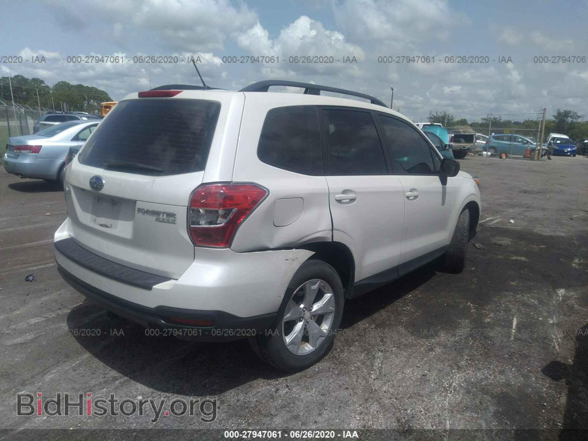 2015 SUBARU FORESTER - VIN: JF2SJABC1FH555327 - Фото 4