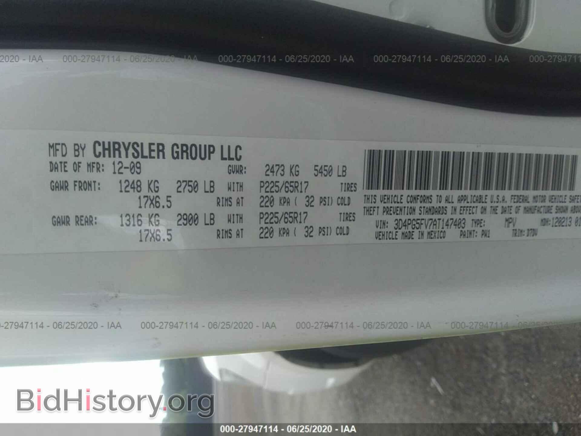 2010 DODGE JOURNEY - VIN: 3D4PG5FV7AT147403 - Фото 9