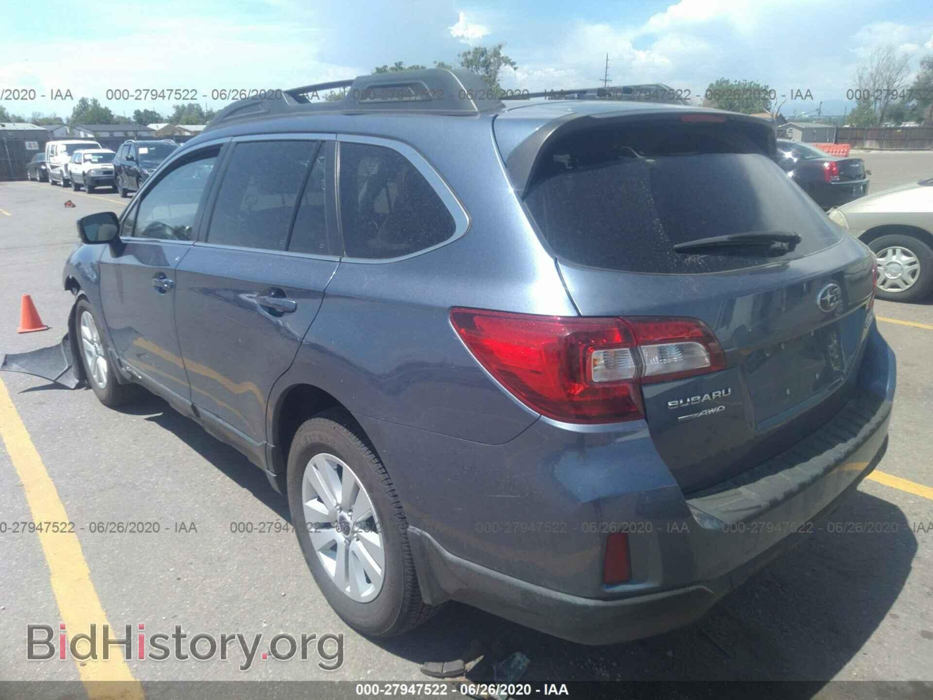 2015 SUBARU OUTBACK - VIN: 4S4BSBEC9F3349565 - Фото 3