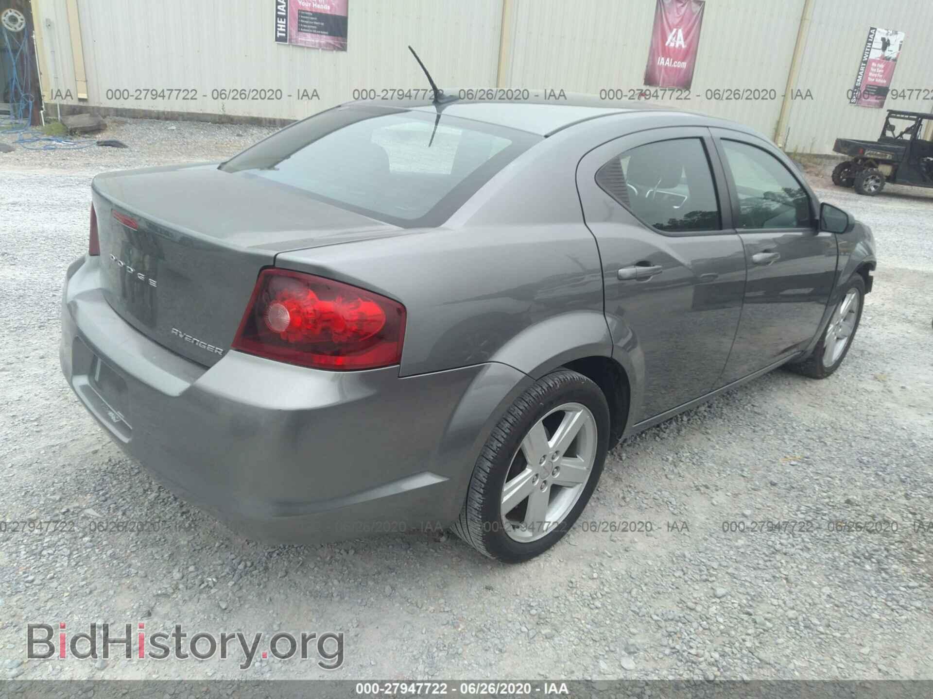 2013 DODGE AVENGER - VIN: 1C3CDZAB1DN644982 - Фото 4