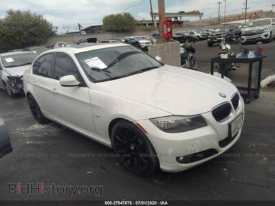 2011 BMW 335 D, белый — VIN WBAPN7C59BF184027, IAAI