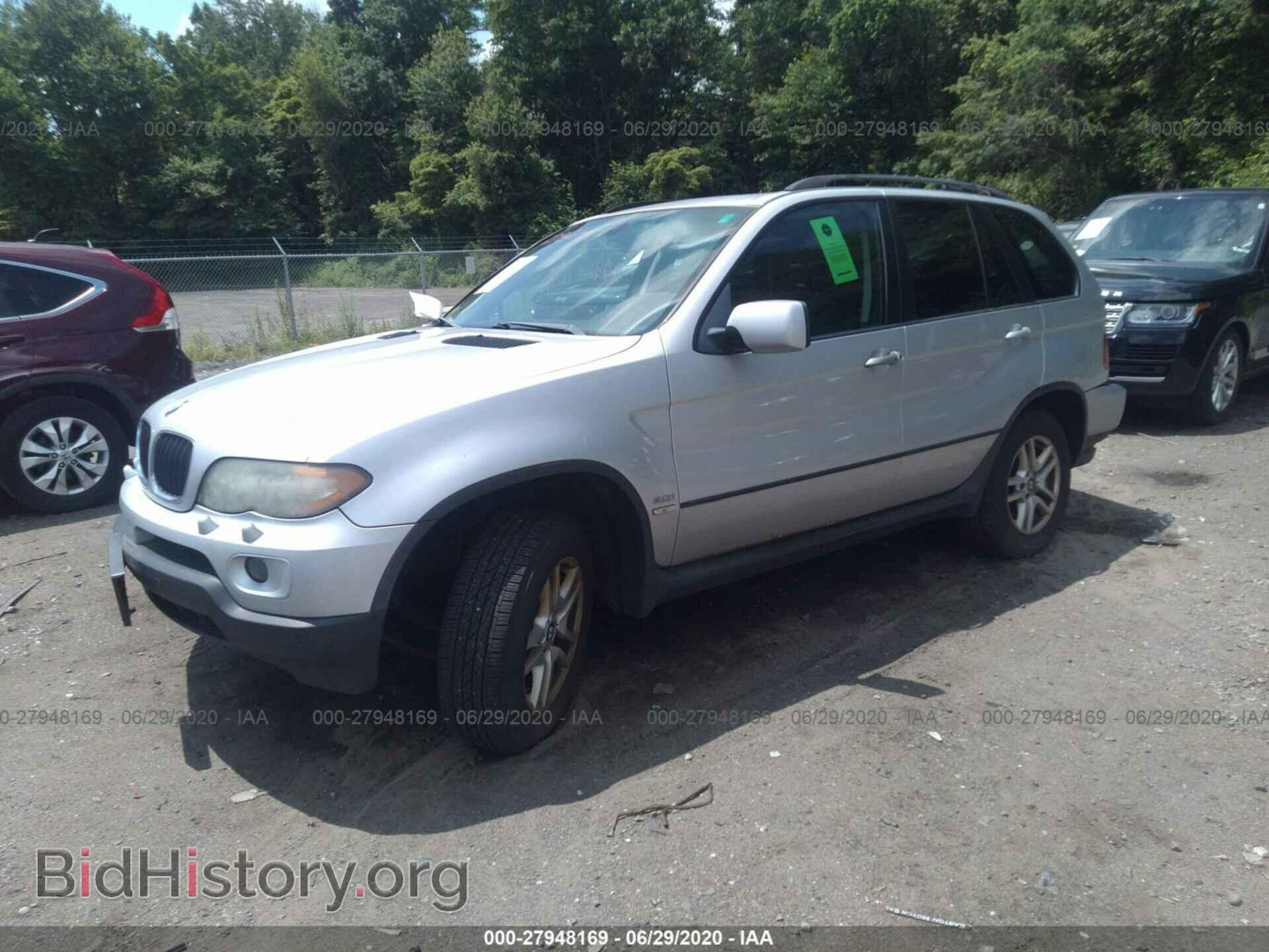 2005 BMW X5 - VIN: 5UXFA13565LY10404 - Фото 2
