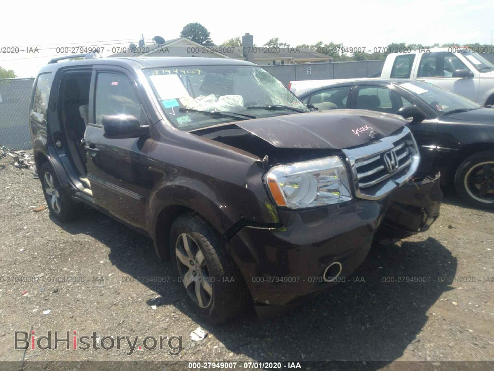 Photo 5FNYF4H99DB030097 - HONDA PILOT 2013