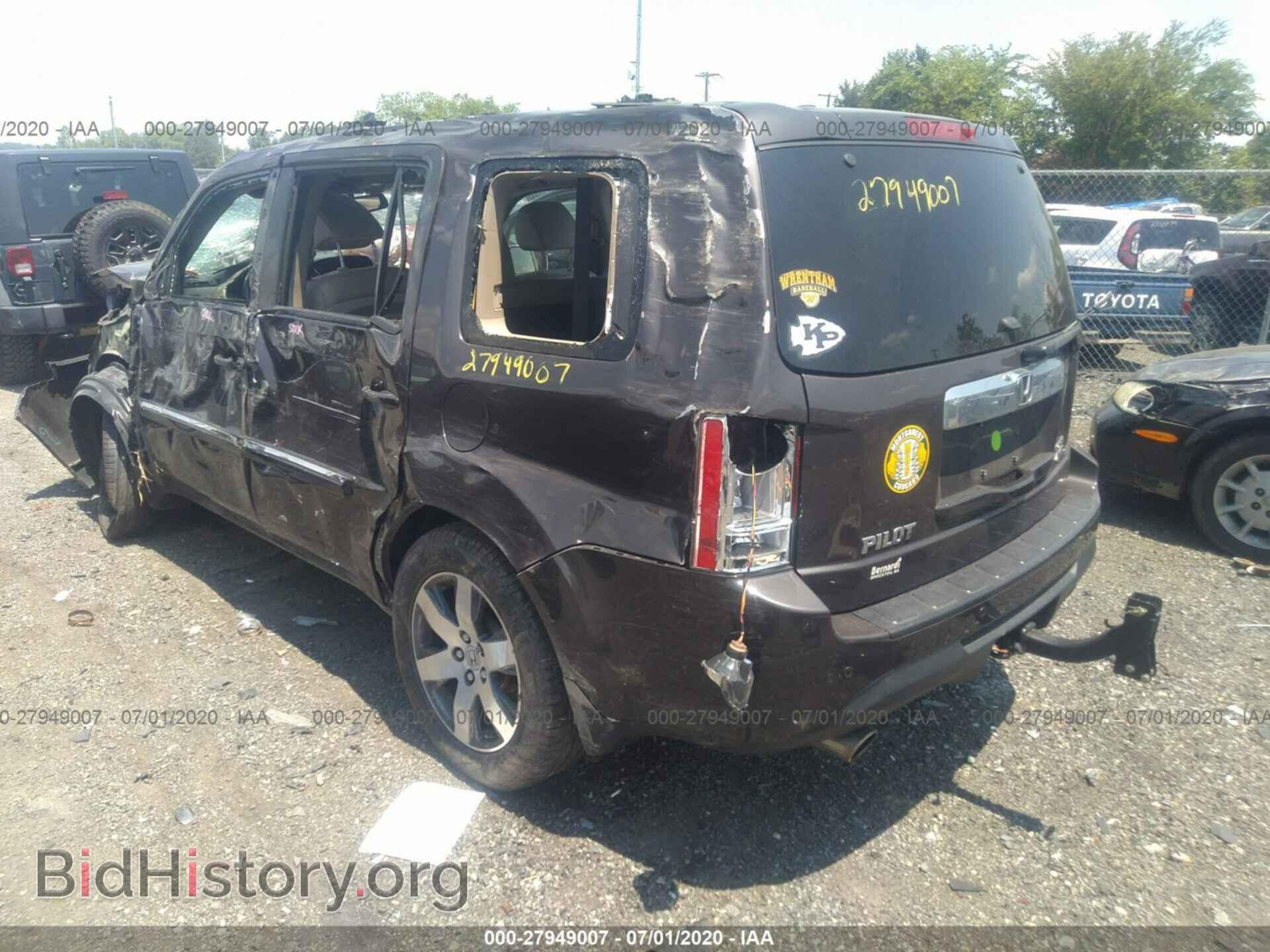 2013 HONDA PILOT - VIN: 5FNYF4H99DB030097 - Фото 3