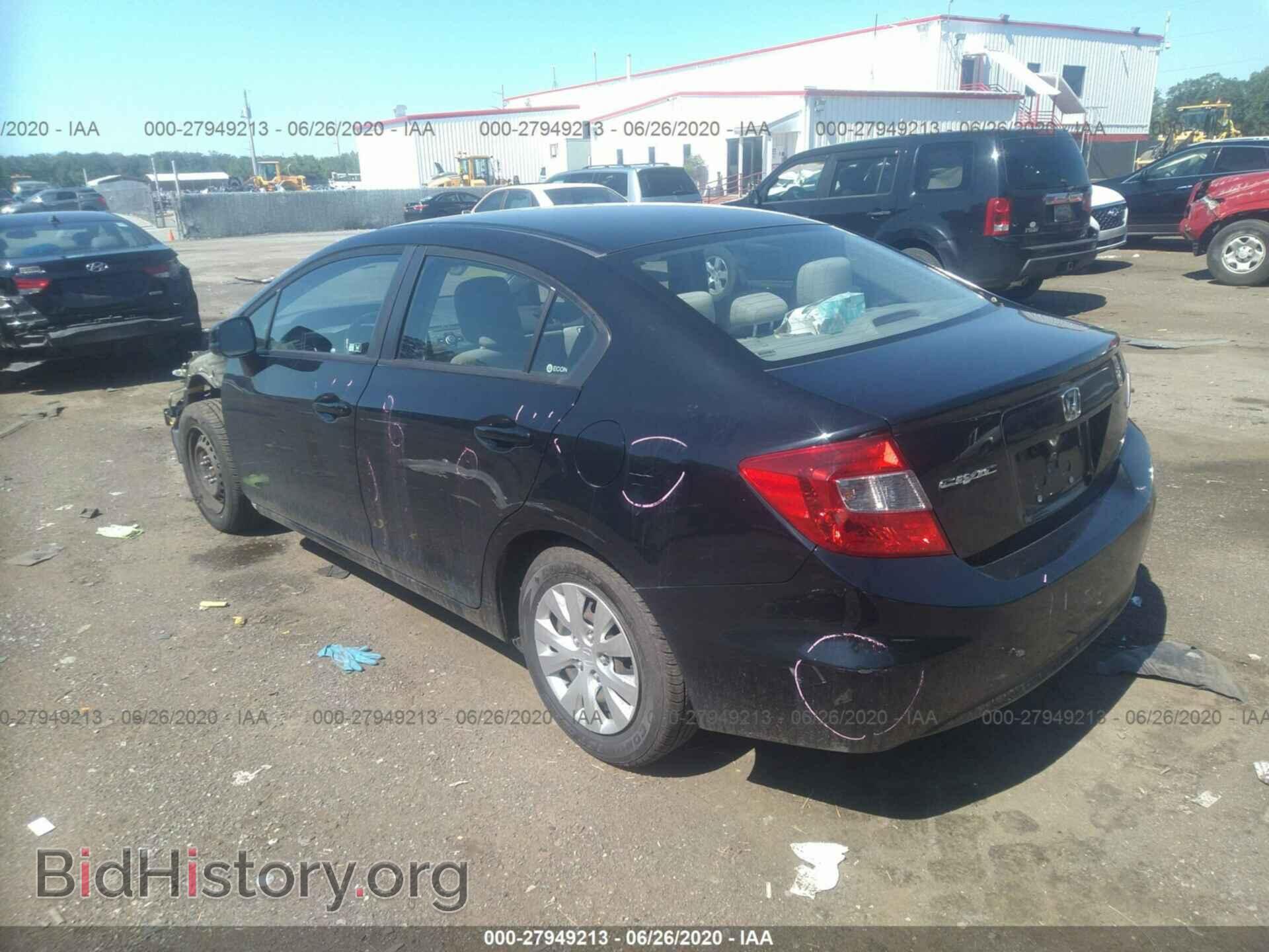 2012 HONDA CIVIC SDN - VIN: 19XFB2F51CE384689 - Фото 3