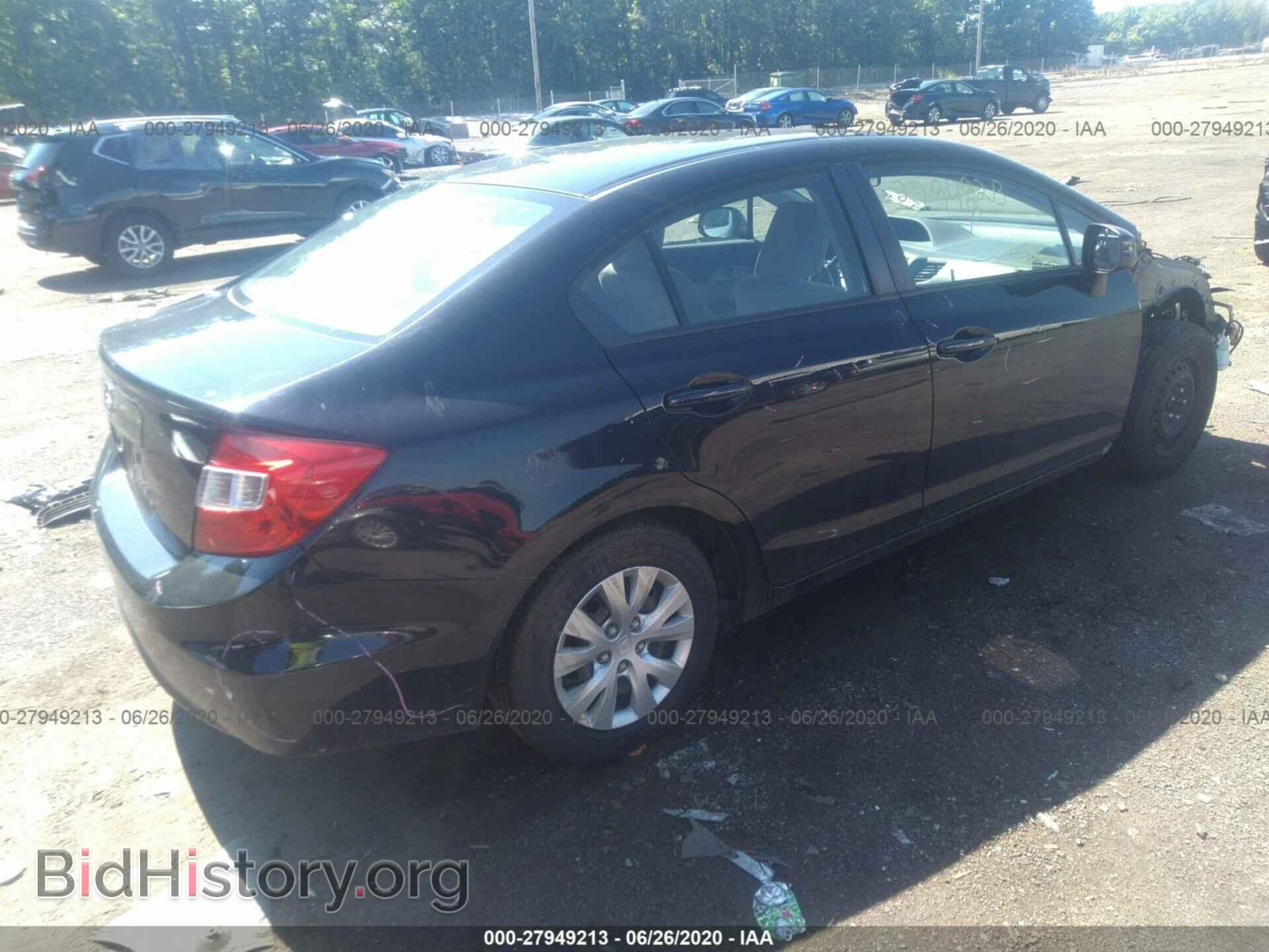 2012 HONDA CIVIC SDN - VIN: 19XFB2F51CE384689 - Фото 4