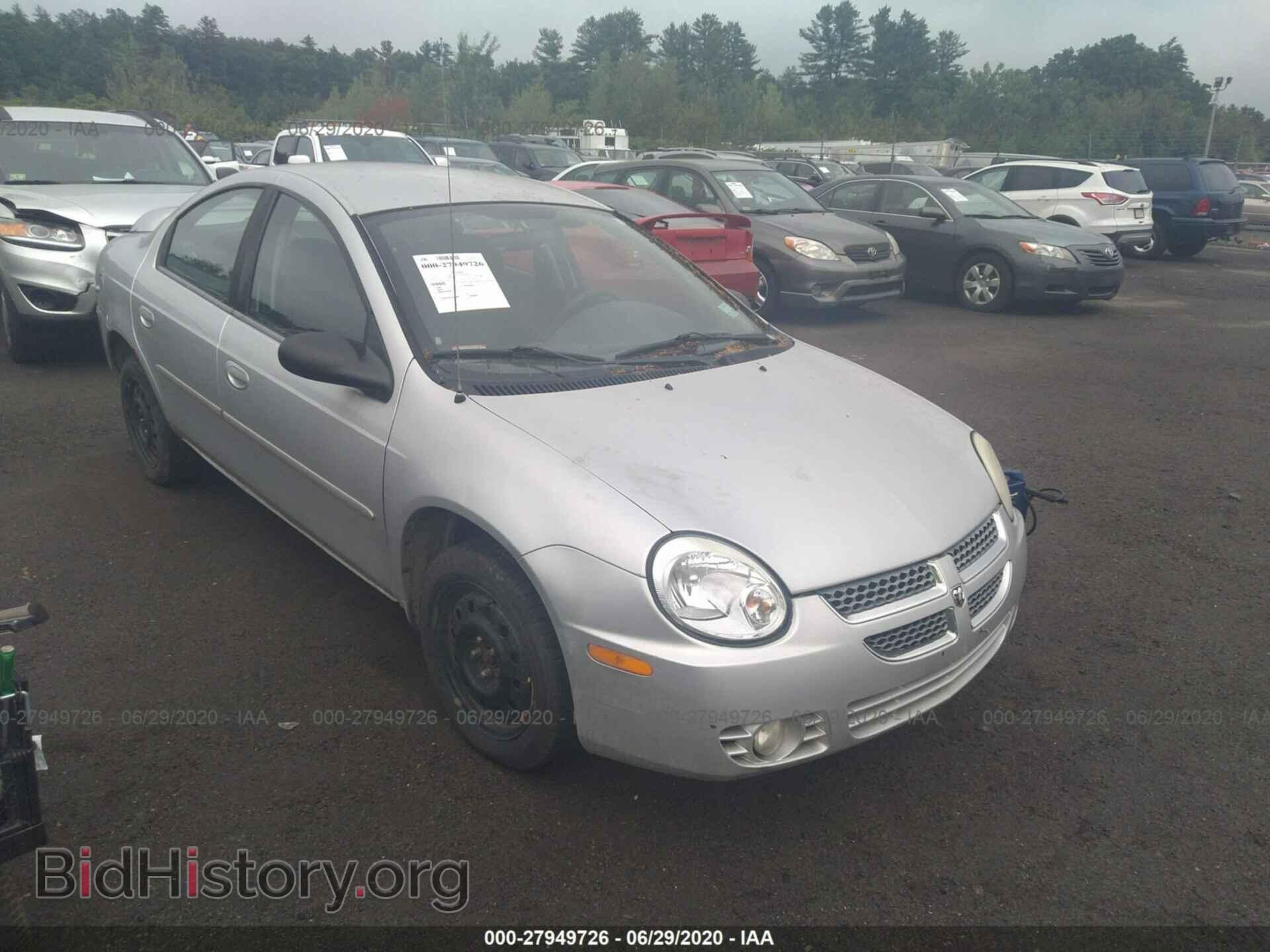 Фотография 1B3ES56C55D268347 - DODGE NEON 2005