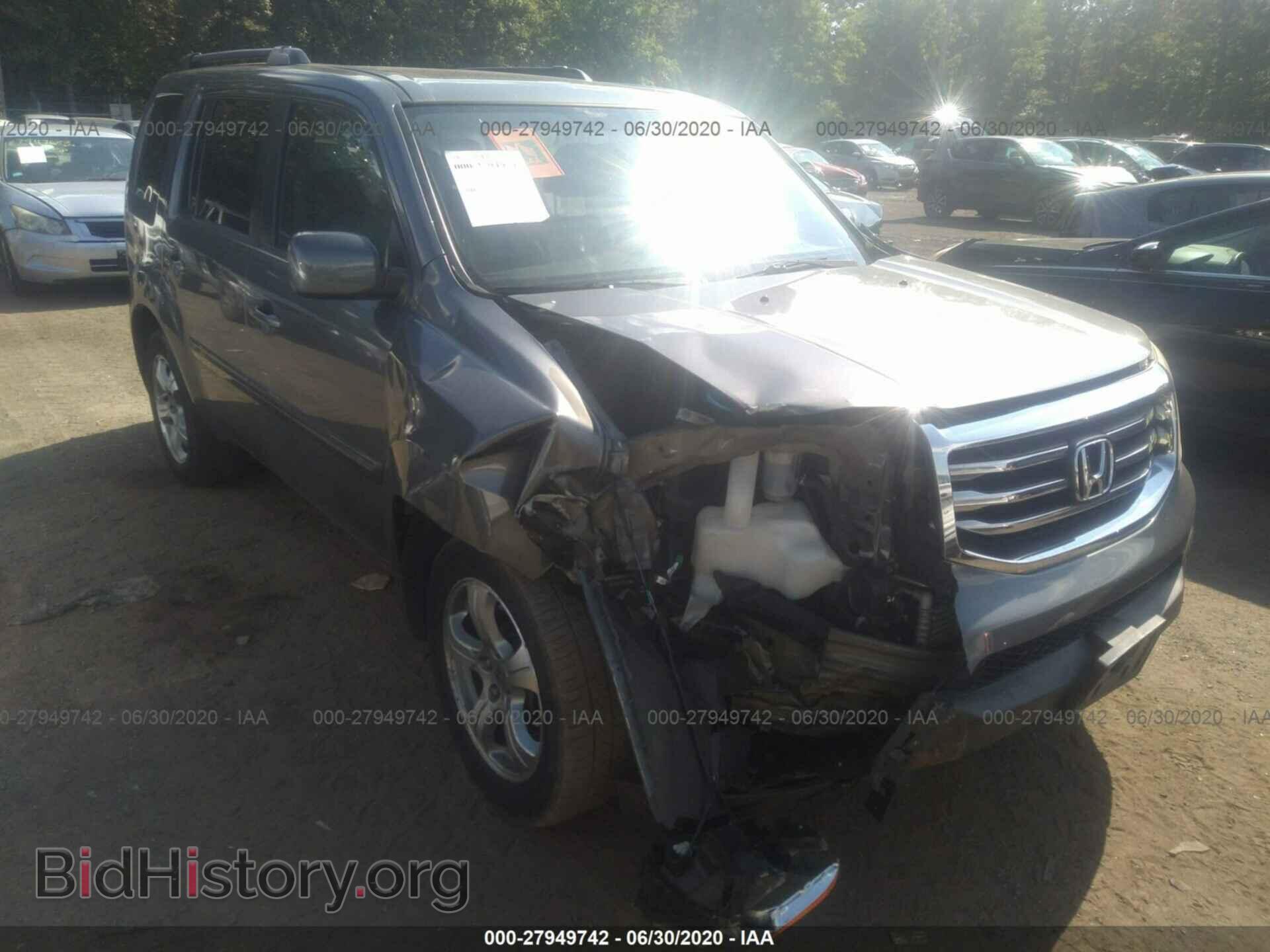 Photo 5FNYF4H56DB004179 - HONDA PILOT 2013