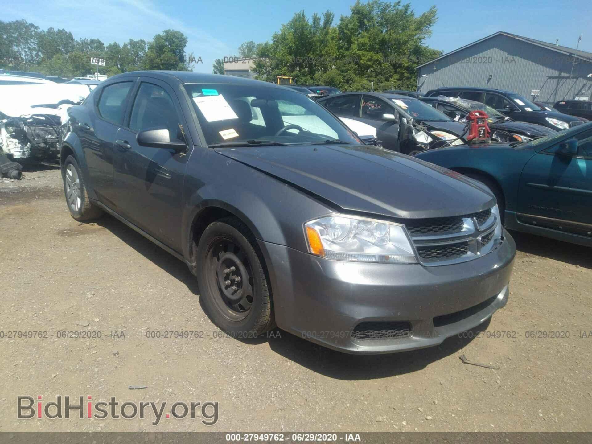 Photo 1C3CDZAB1CN294686 - DODGE AVENGER 2012