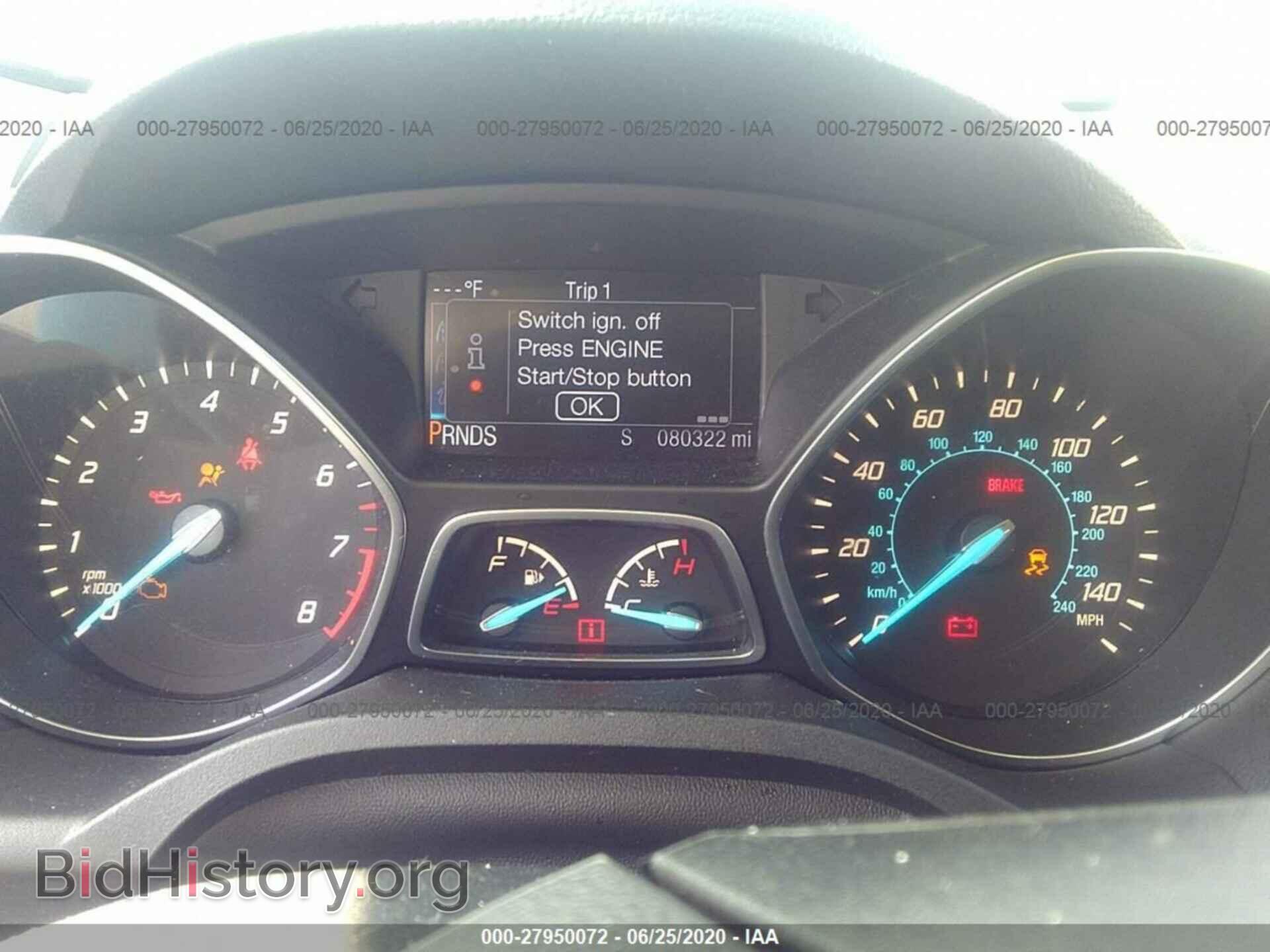 2014 FORD ESCAPE - VIN: 1FMCU9J90EUD15041 - Фото 7