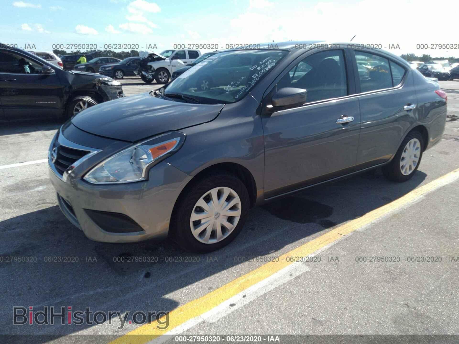2019 NISSAN VERSA - VIN: 3N1CN7AP3KL876153 - Фото 2