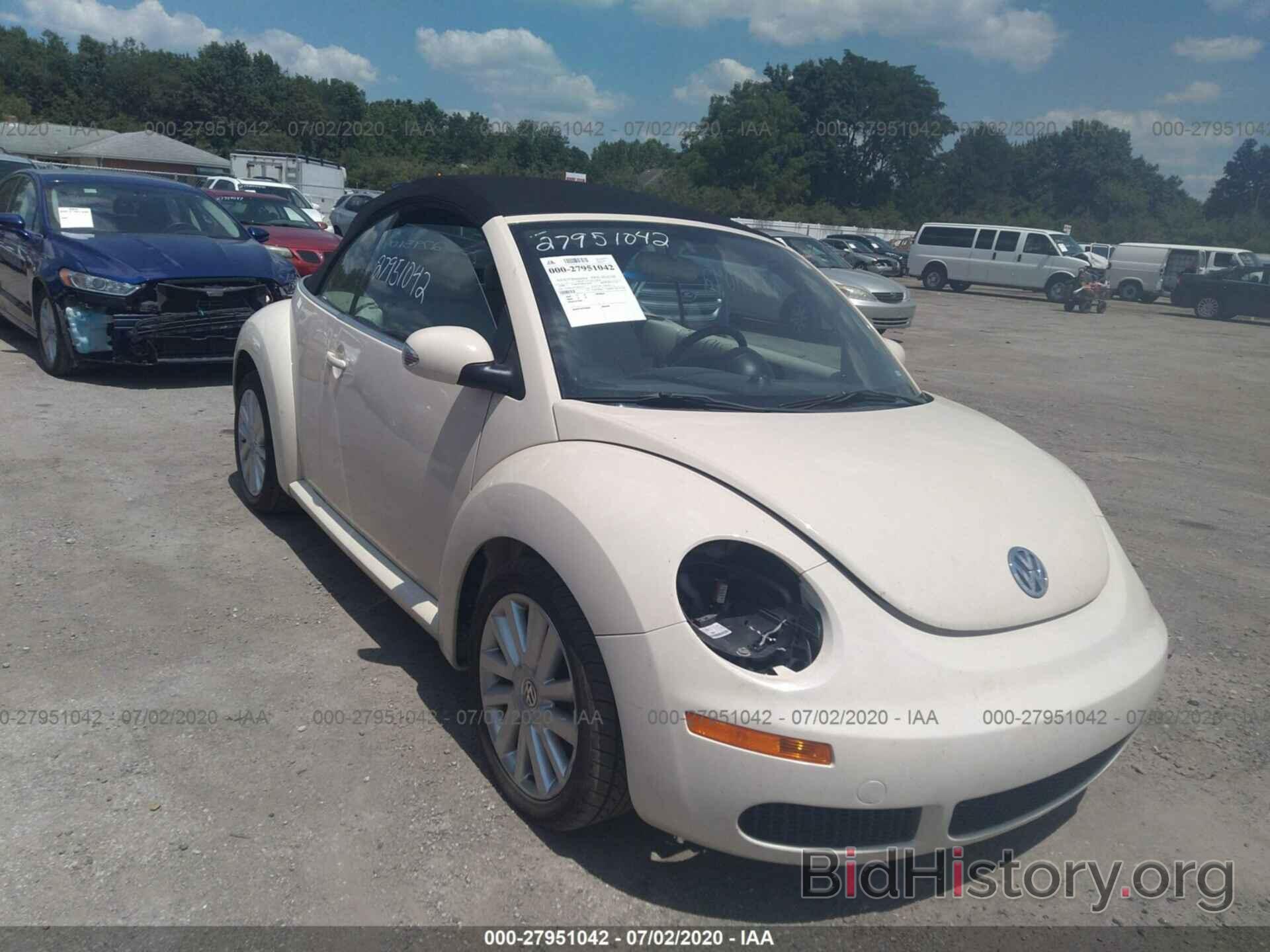 Фотография 3VWRF31Y78M412921 - VOLKSWAGEN NEW BEETLE CONVERTIBLE 2008