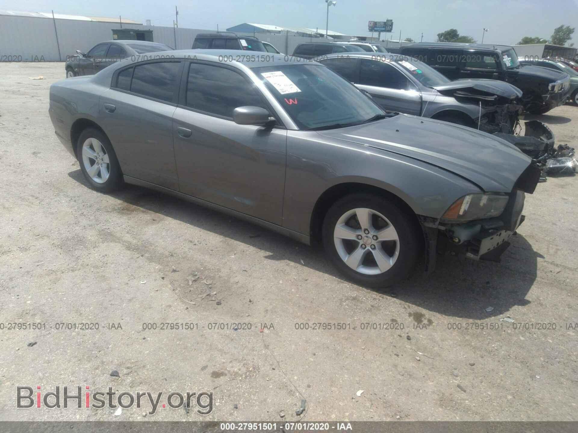 Photo 2C3CDXBG0CH296839 - DODGE CHARGER 2012