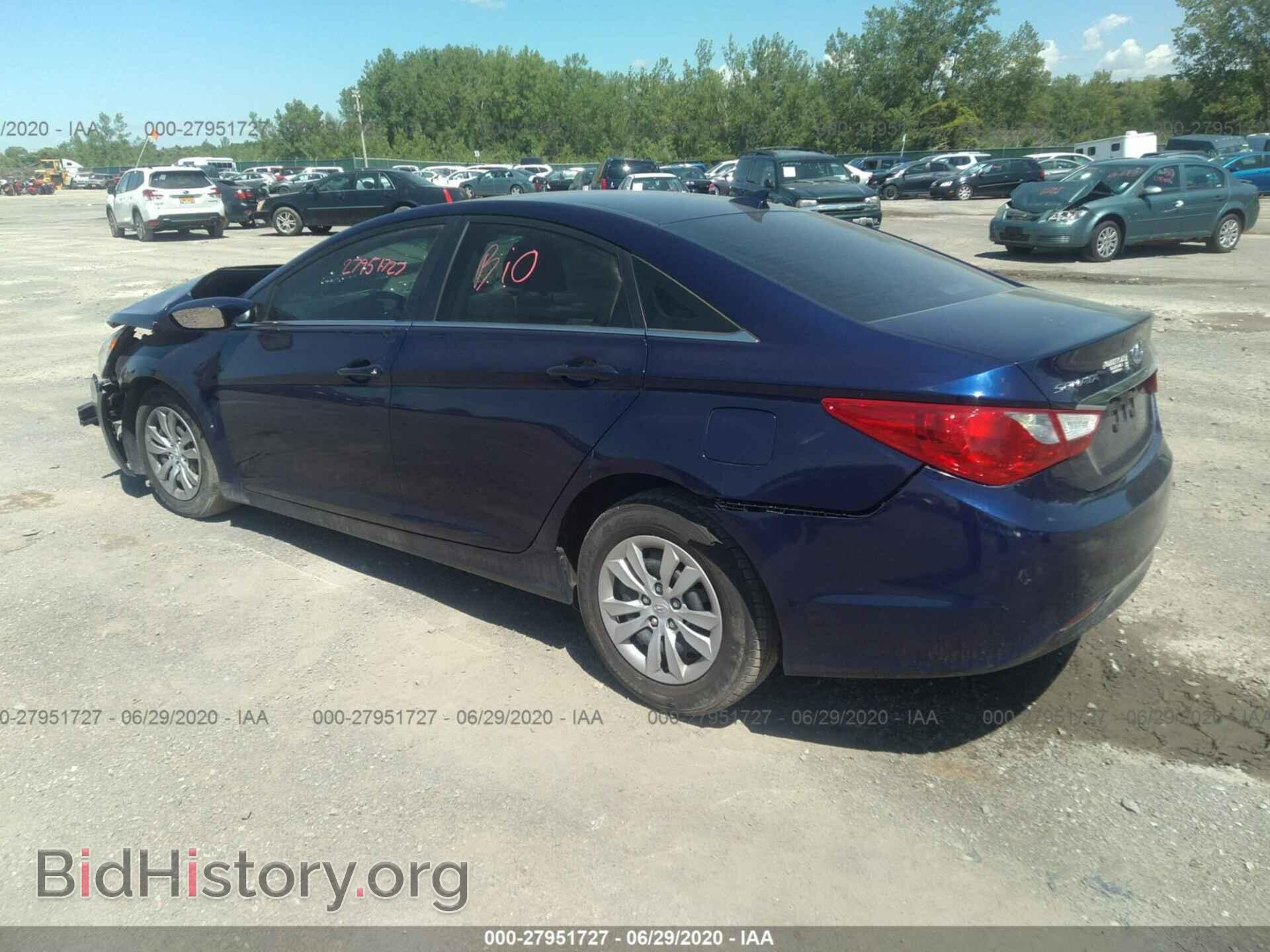 2012 HYUNDAI SONATA - VIN: 5NPEB4AC2CH351290 - Фото 3