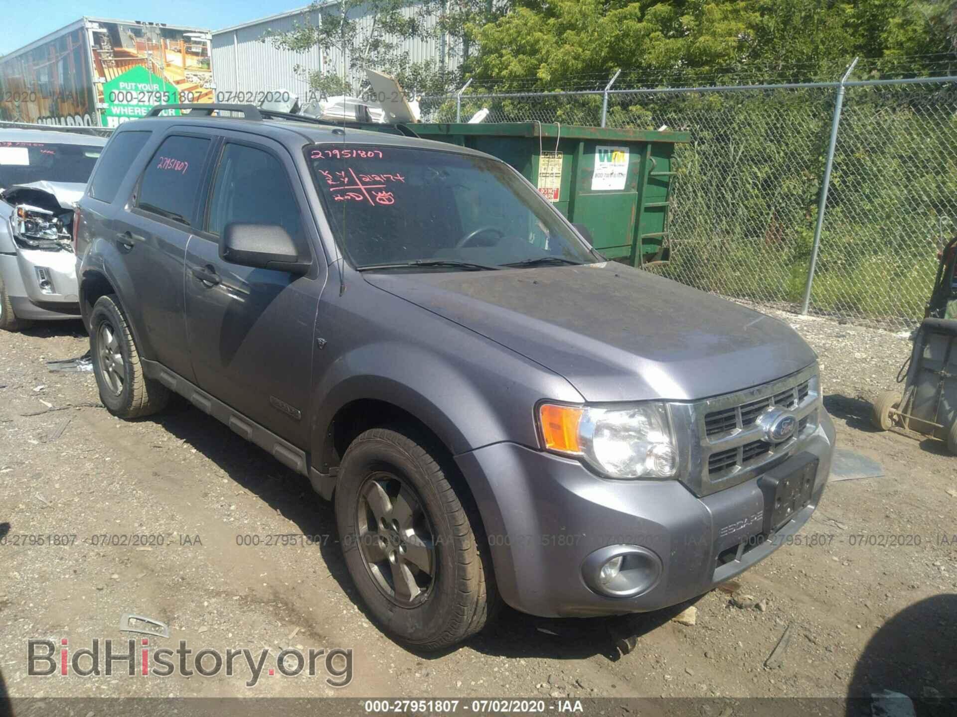 Фотография 1FMCU031X8KA72292 - FORD ESCAPE 2008